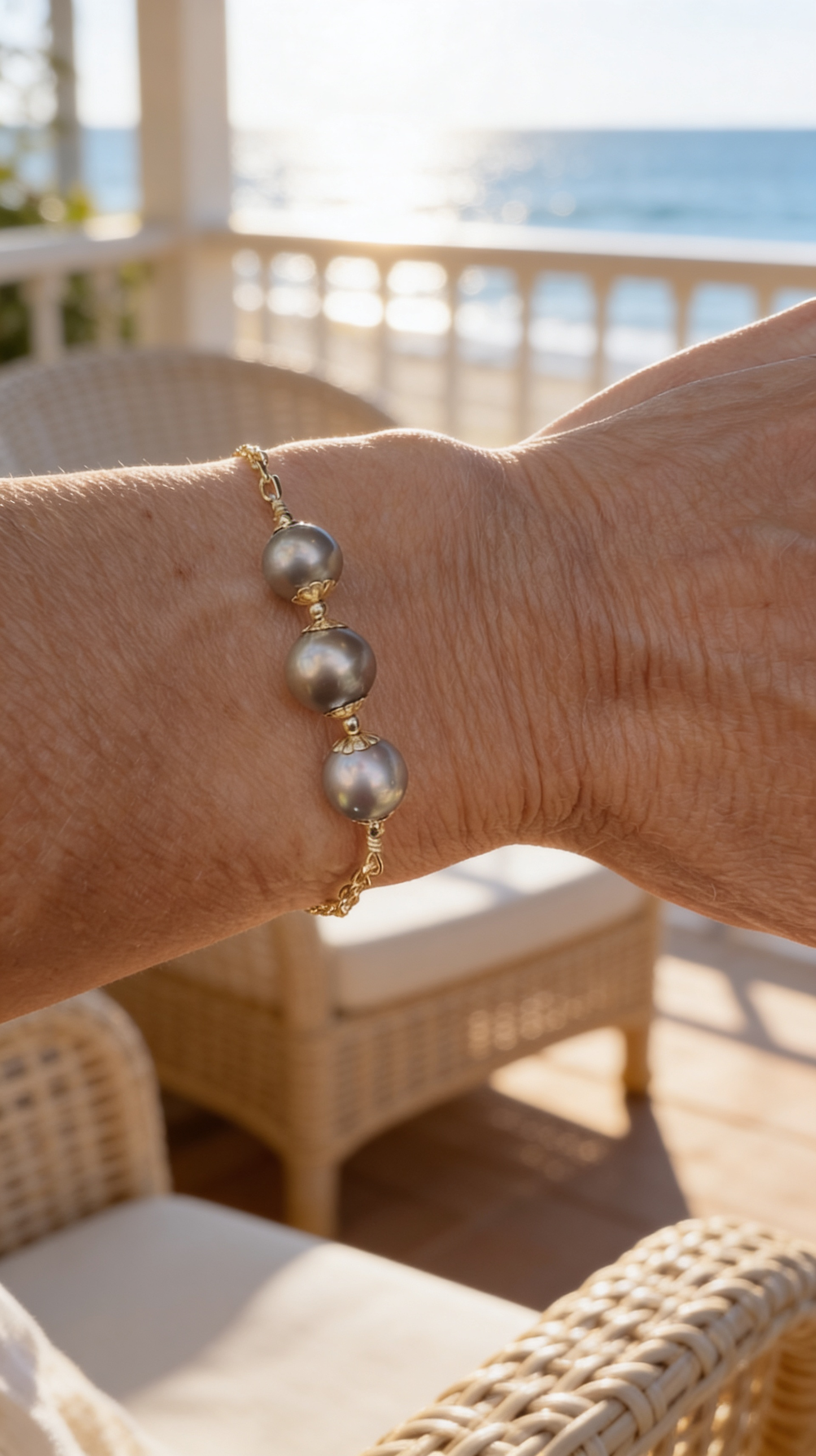 Minted Chain Bracelet