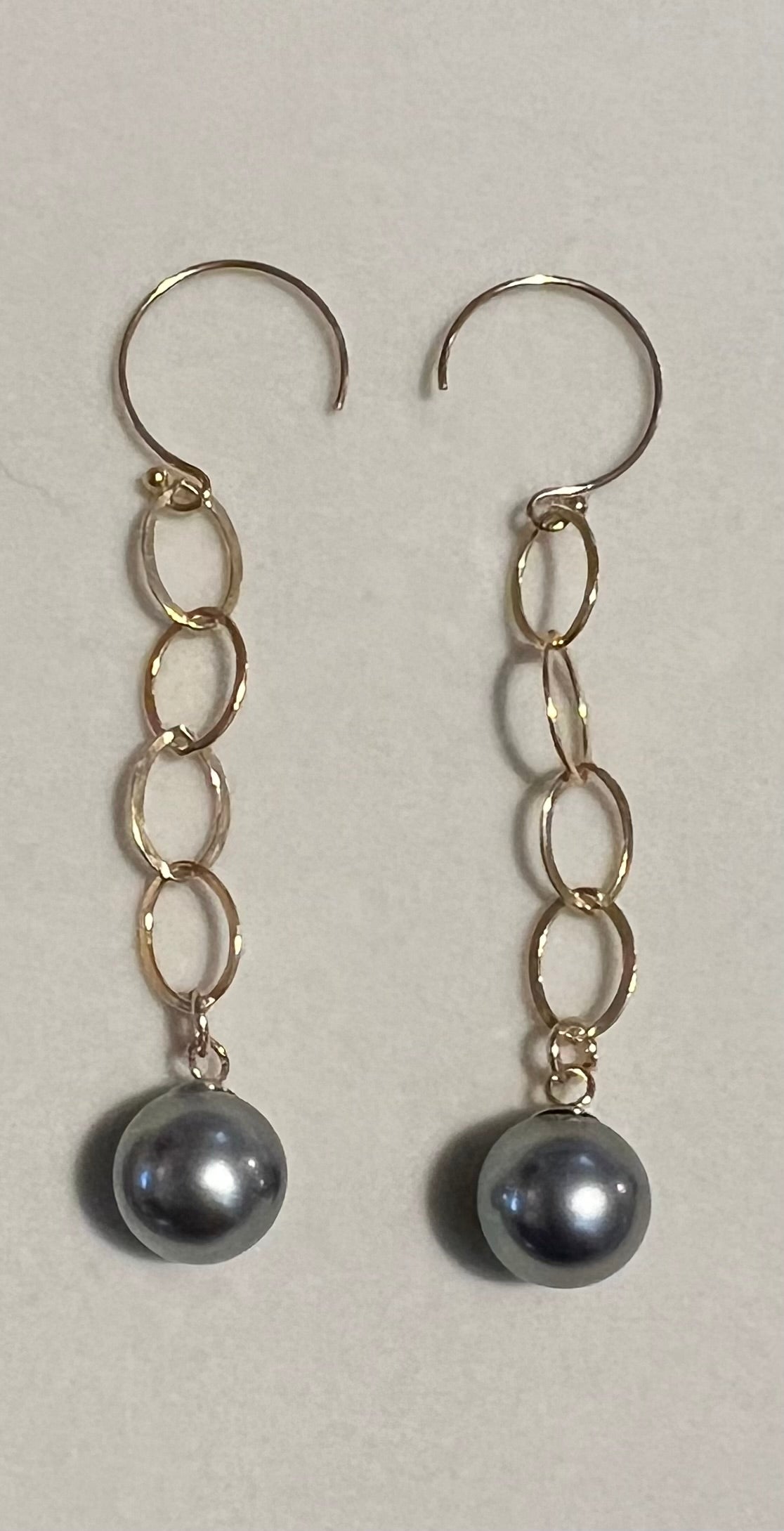Tahitian Pearl Link Danglers
