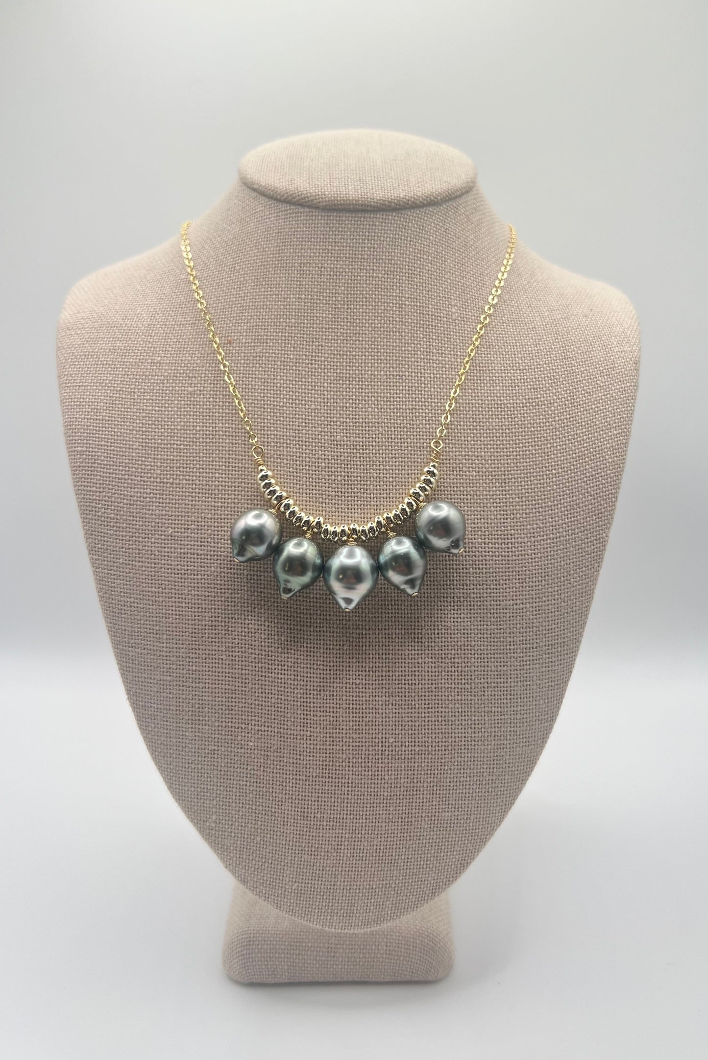 Tahitian Pearl Fringe Necklace
