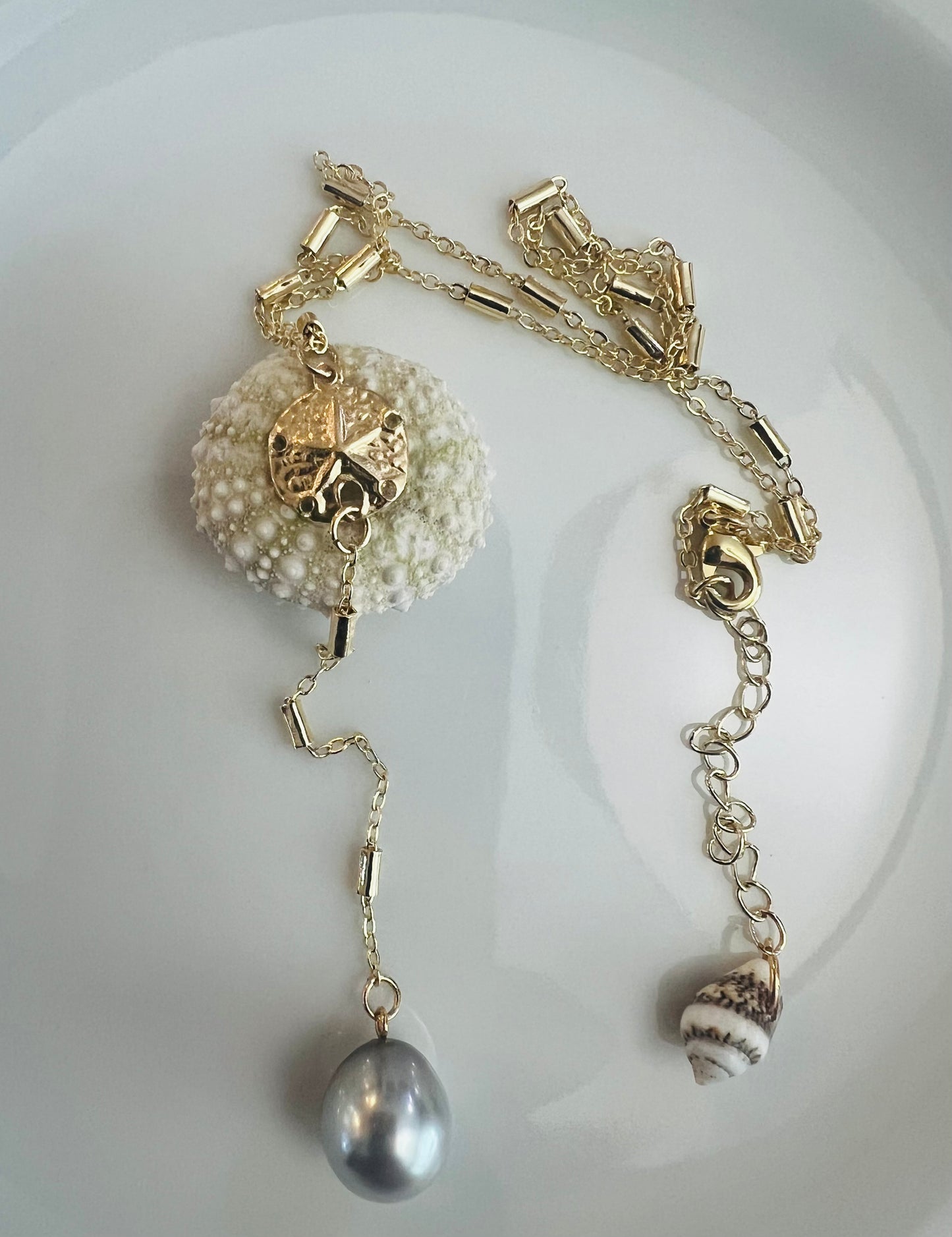 Sand Dollar Drop Necklace