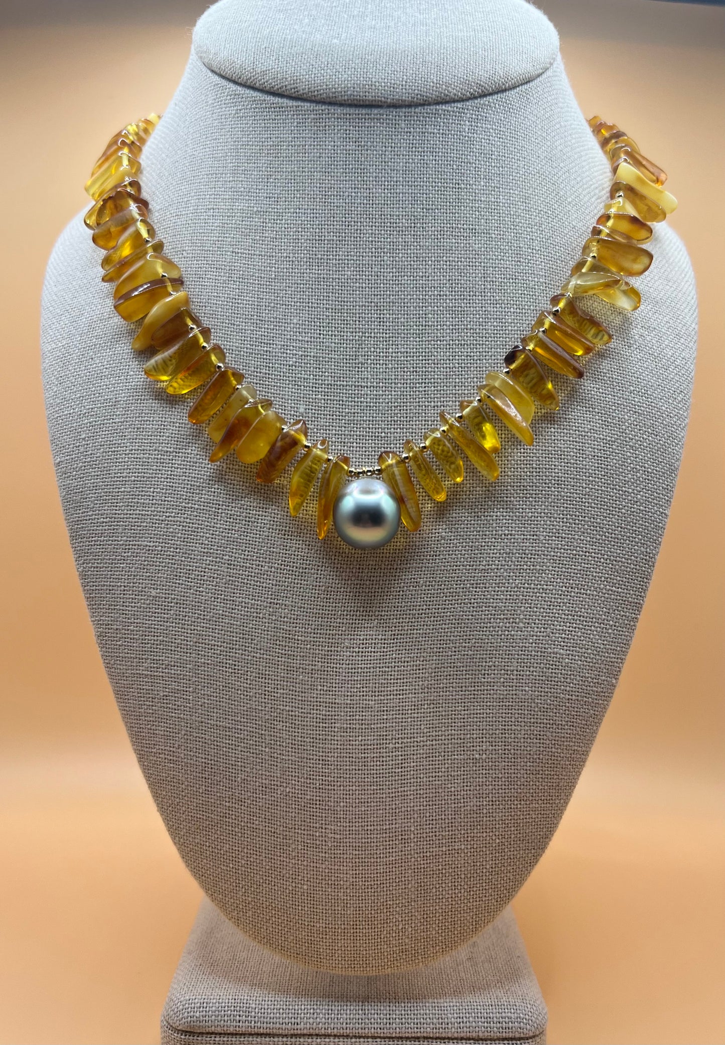 Amber Tahitian Necklace