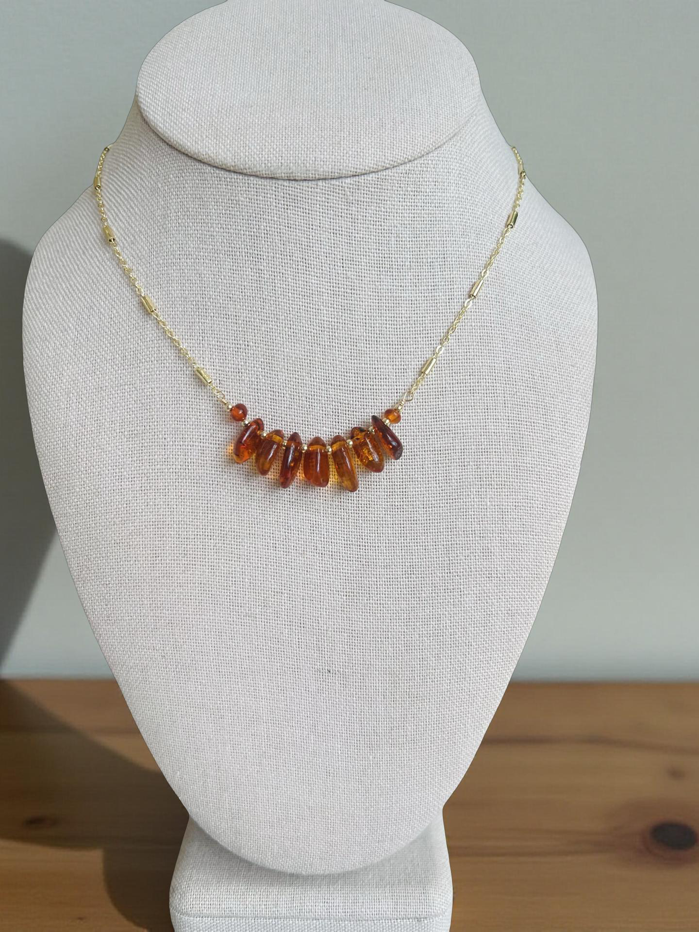 Amber Chain Necklace