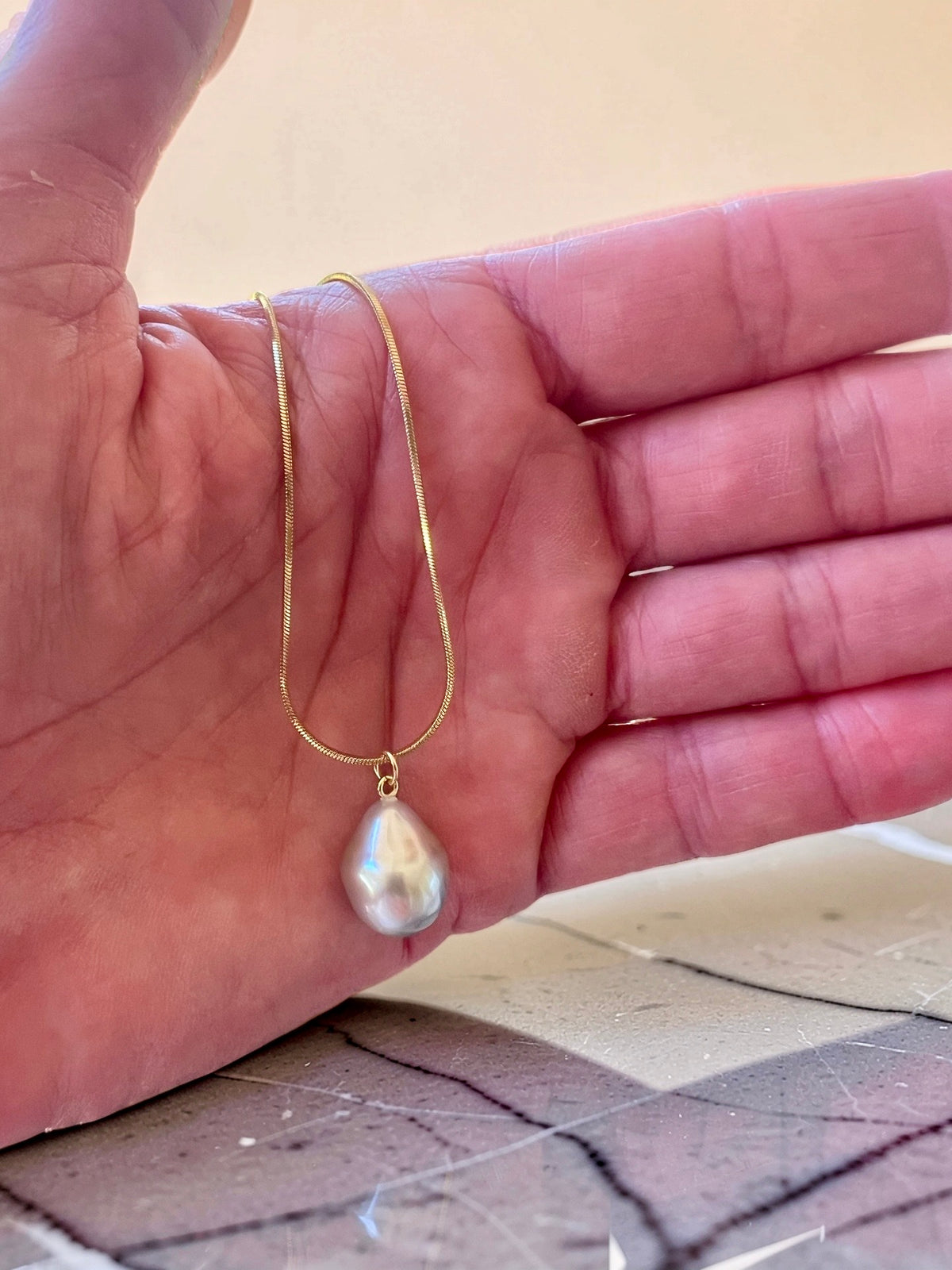 Unicorn Tear Pendant Necklace