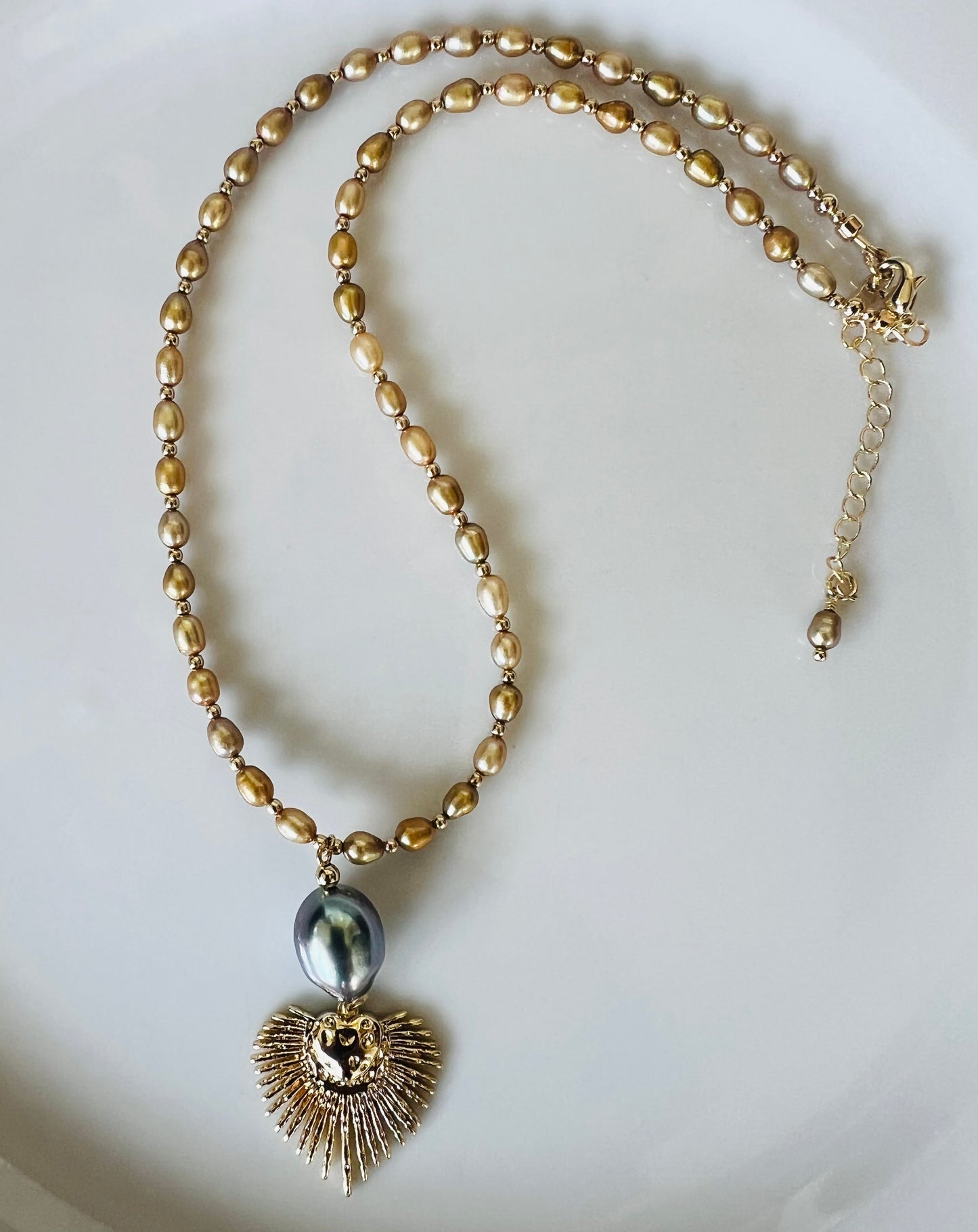 Metallic Starburst Necklace