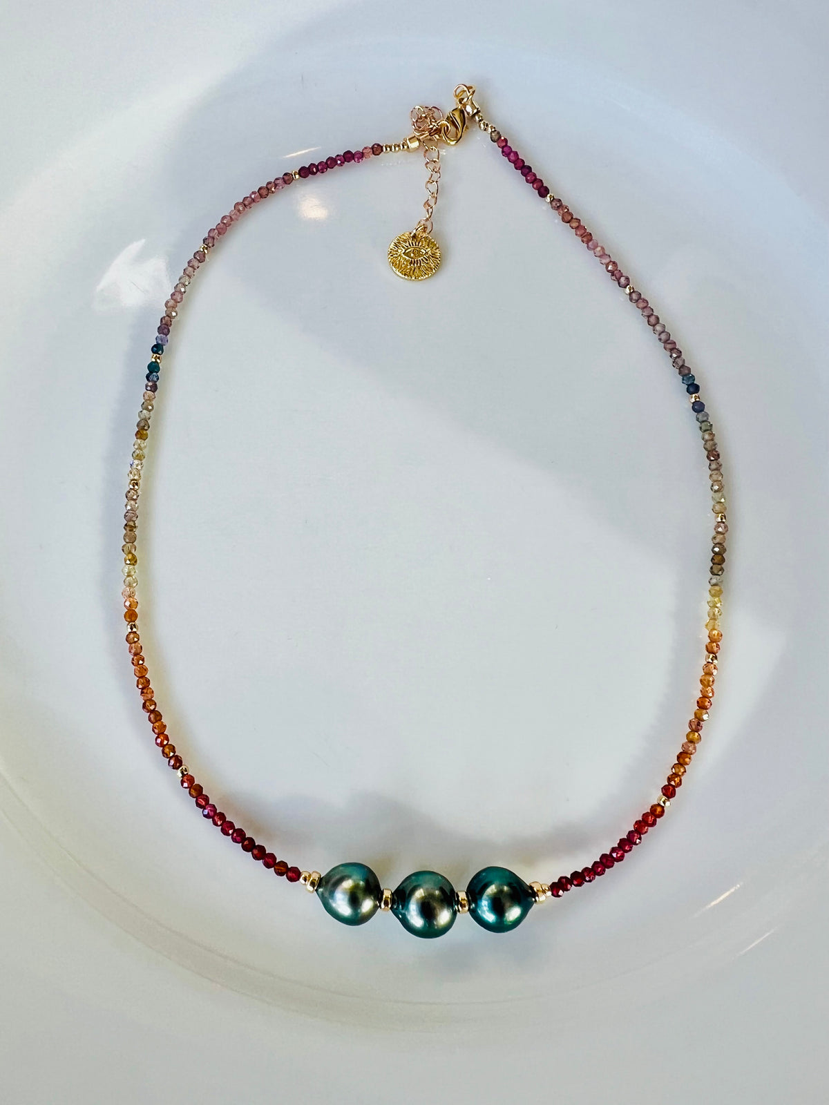 Rainbow Brite Necklace - Tahitian