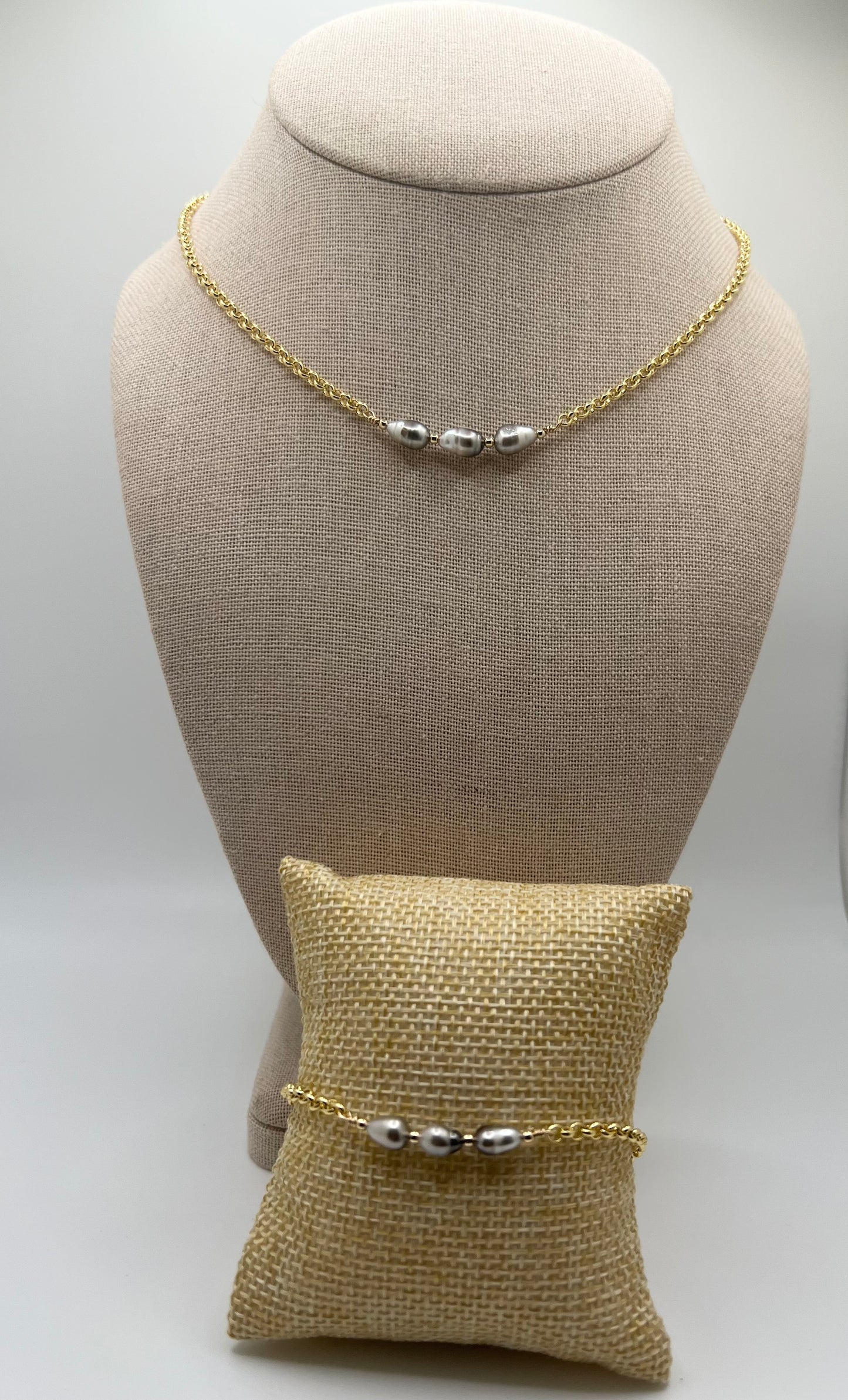 Keshi Rolo Chain Necklace