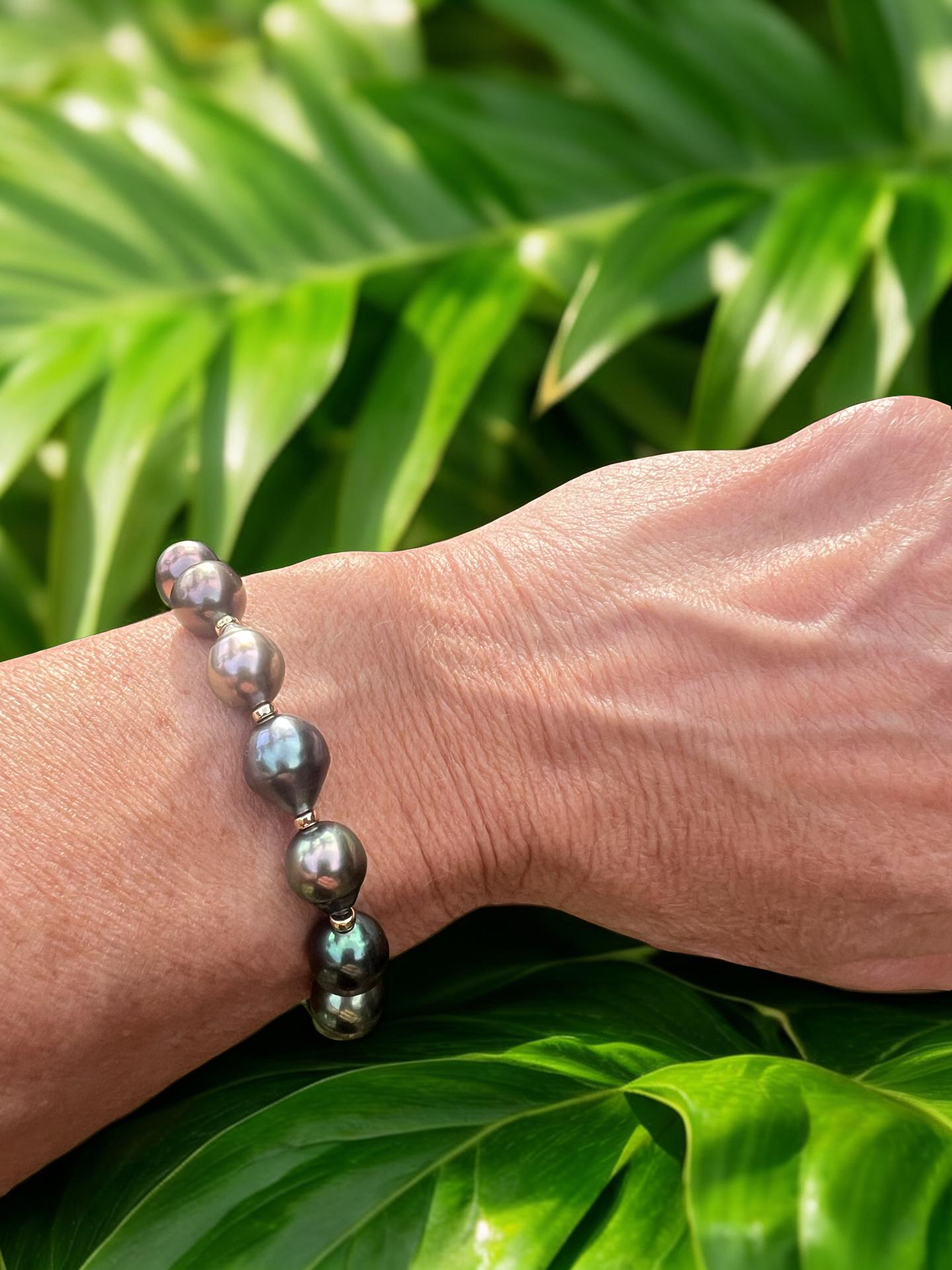 Mardi Gras Tahitian Pearl Bracelet