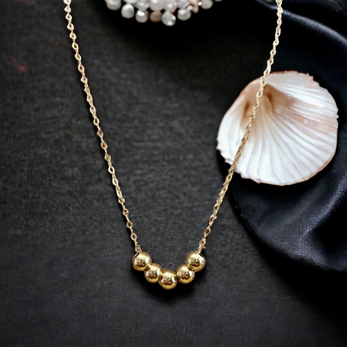 Golden Bubbles Necklace