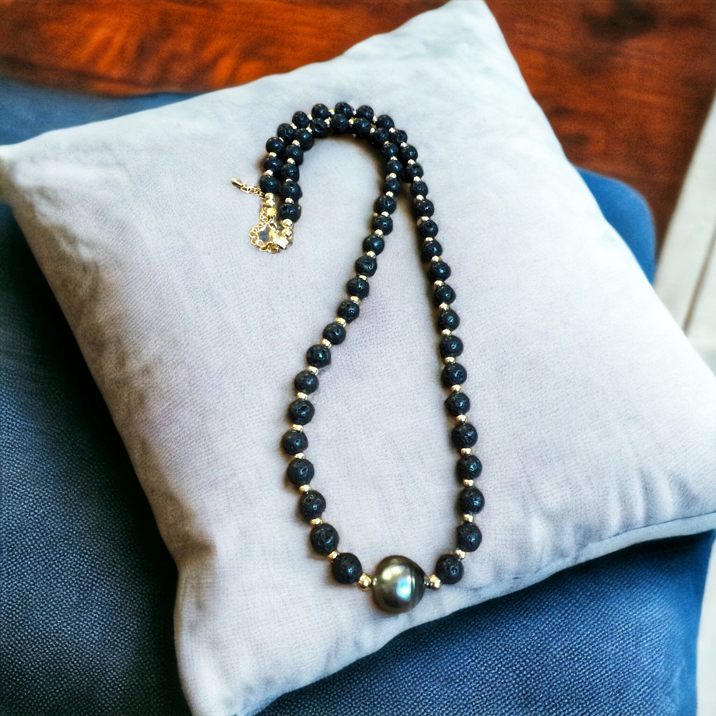 Tahitian Lava Rock Bracelet