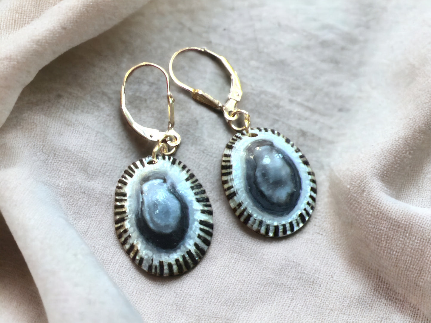 Opihi Lever Back Earrings