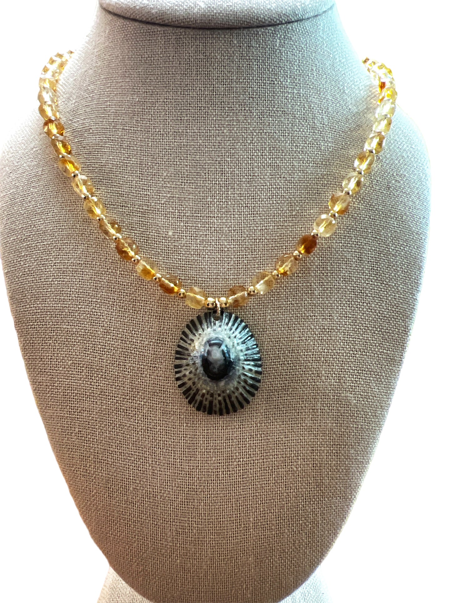 Opihi Citrine Necklace