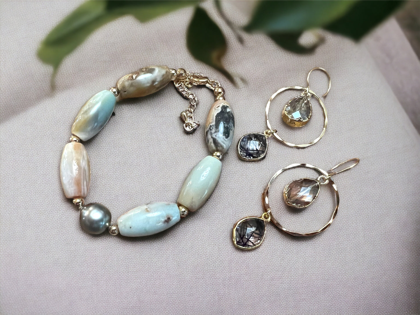Rutile & Quartz Hoops