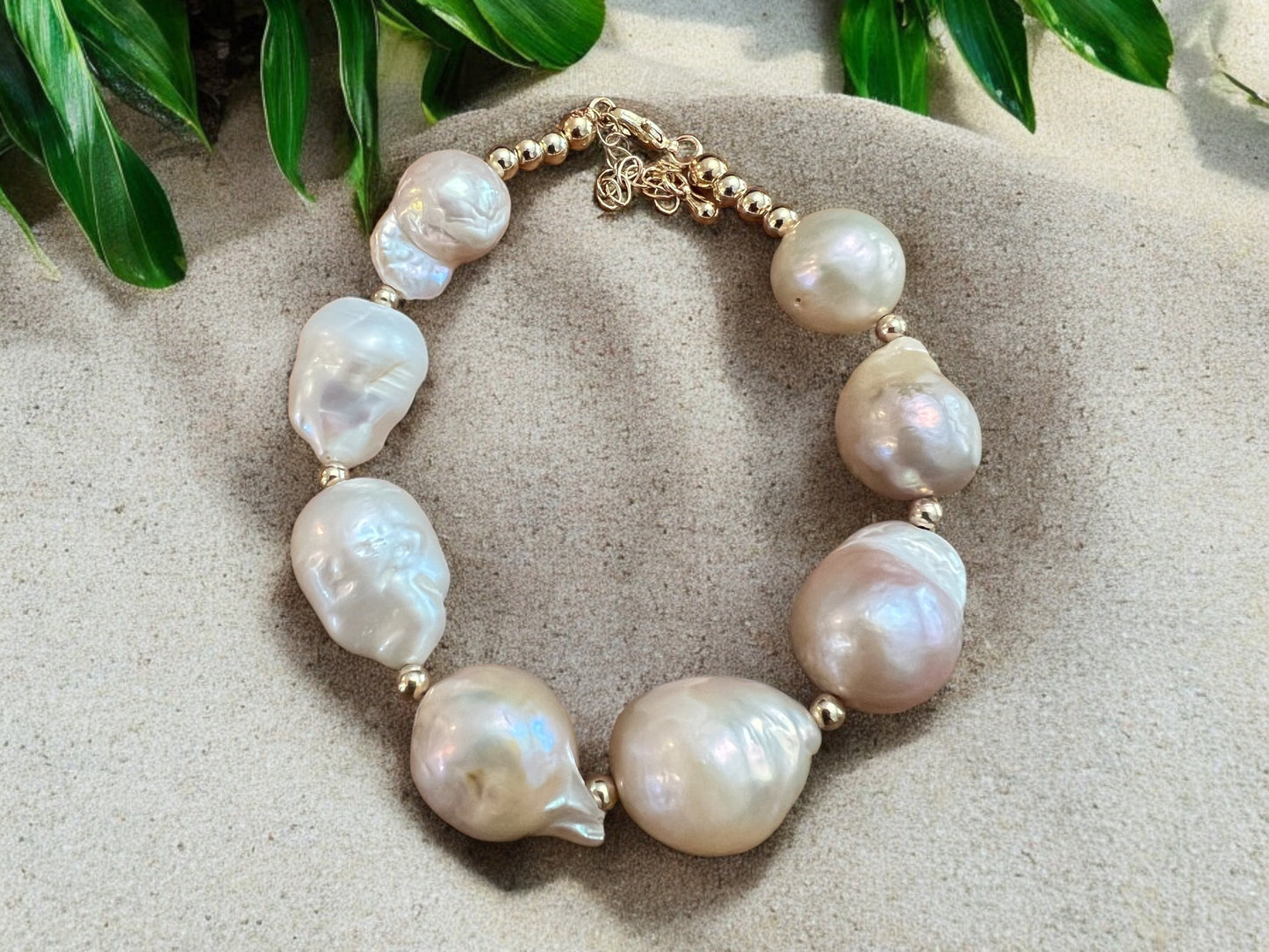 Fireball Pearl Bracelet