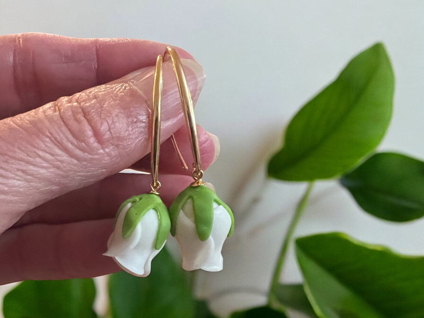 Rose Open Hoops
