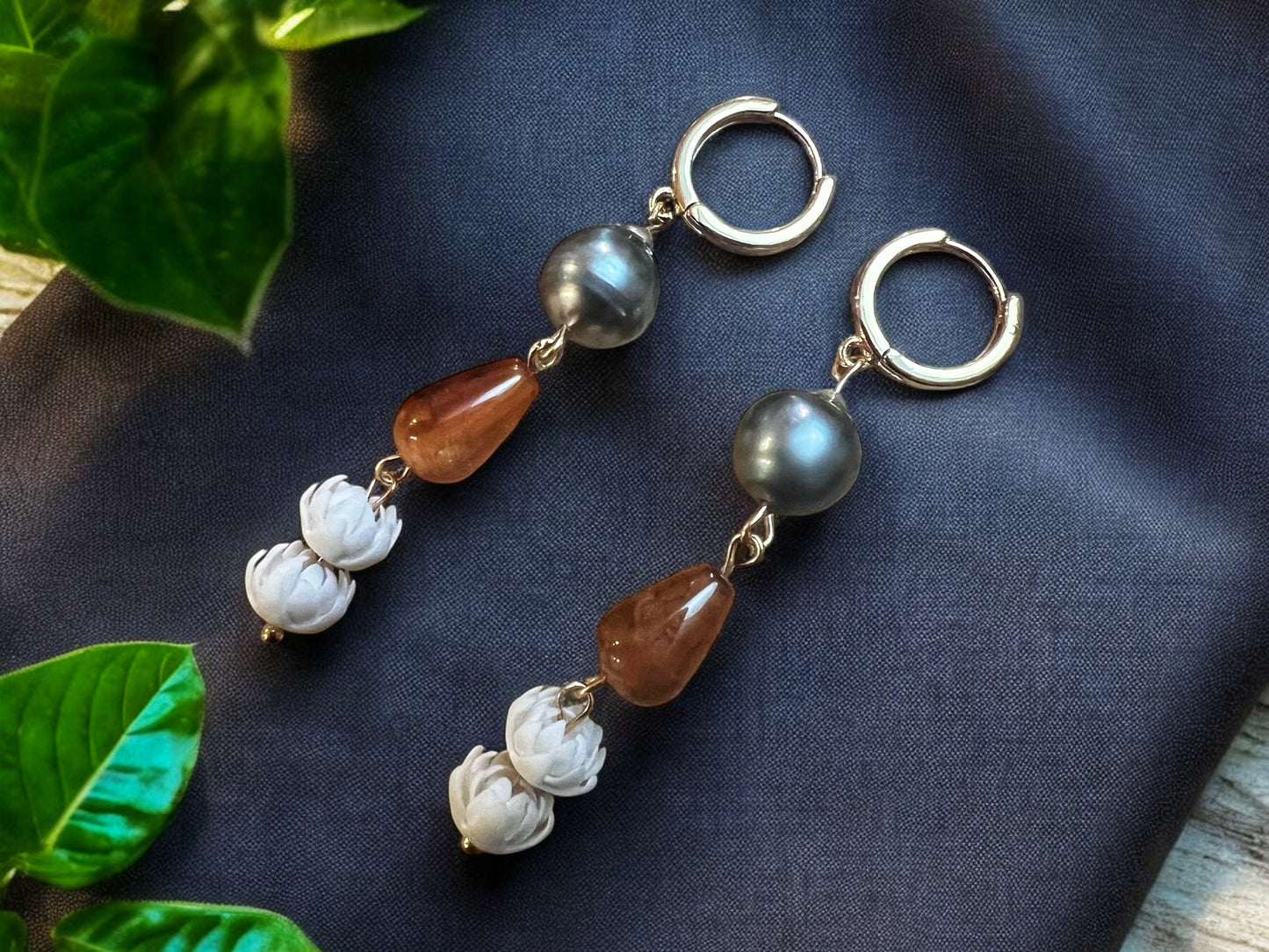Lotus Flower Danglers