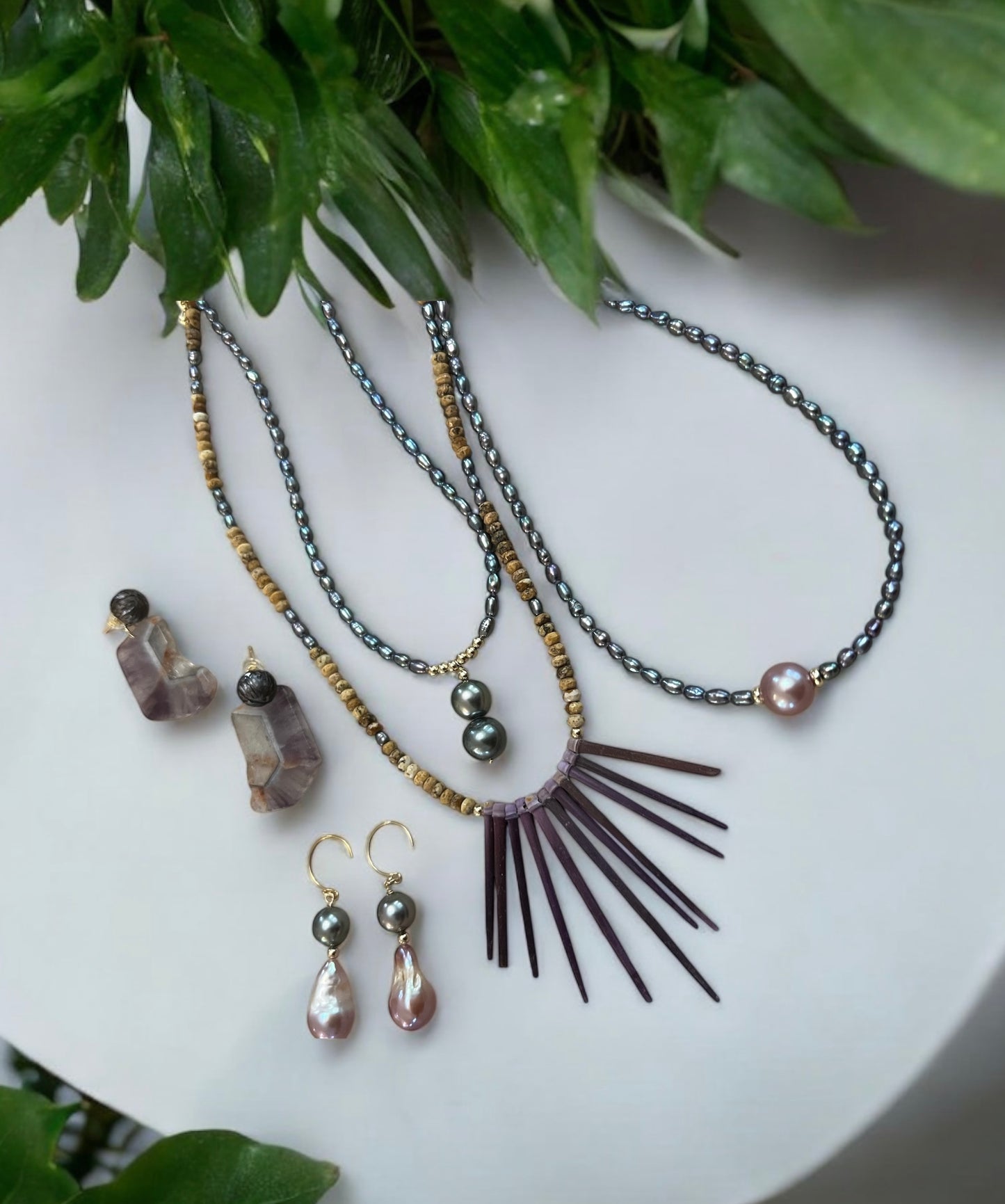 Edison & Freshwater Choker Necklace
