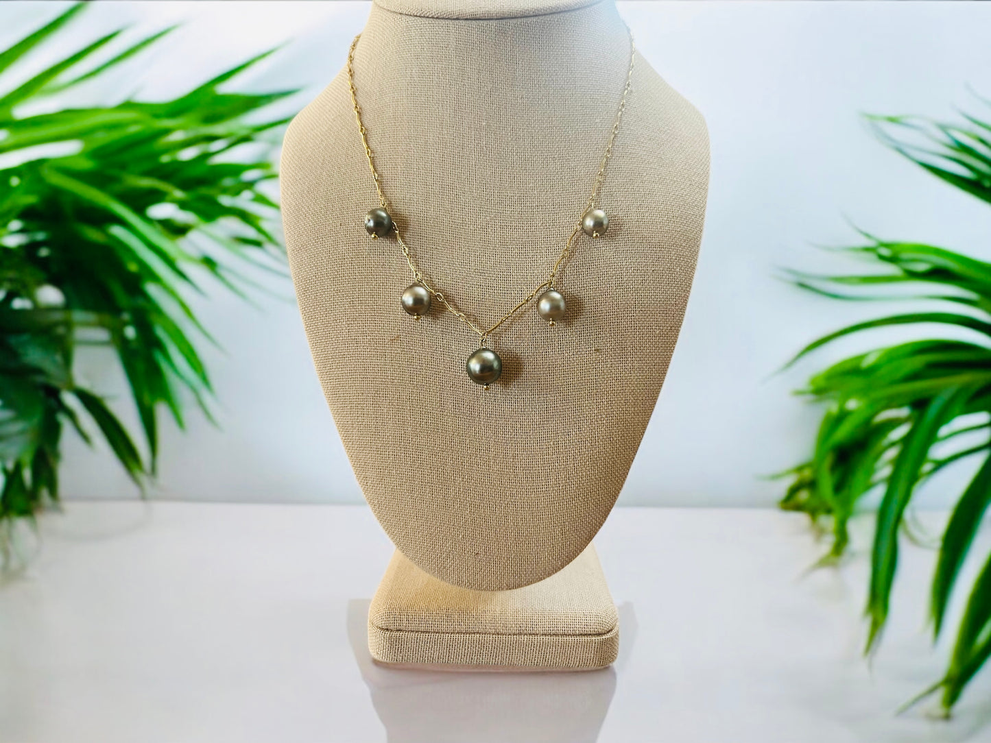 Tahitian Wave Chain Necklace