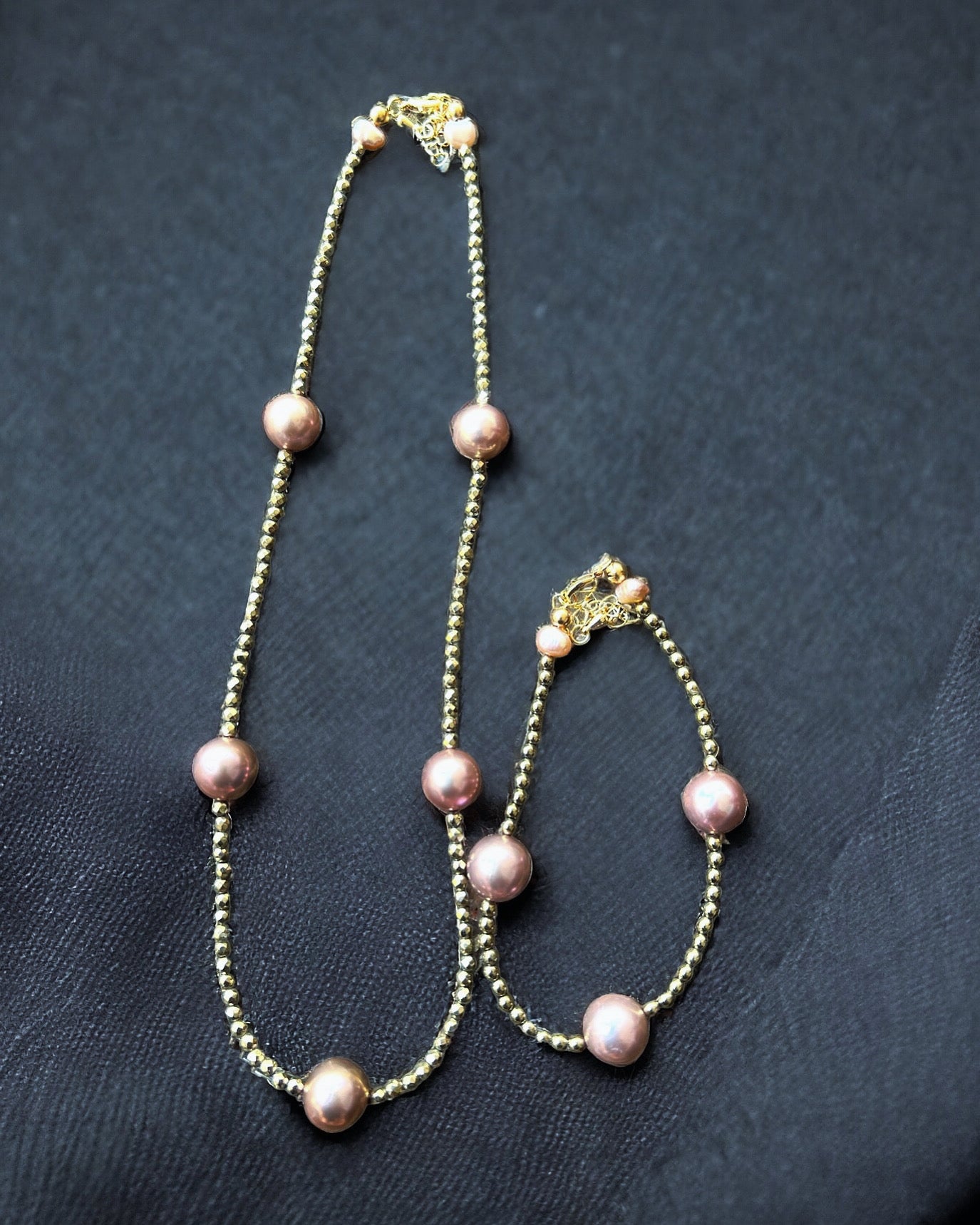 Metallic Edison Satellite Necklace
