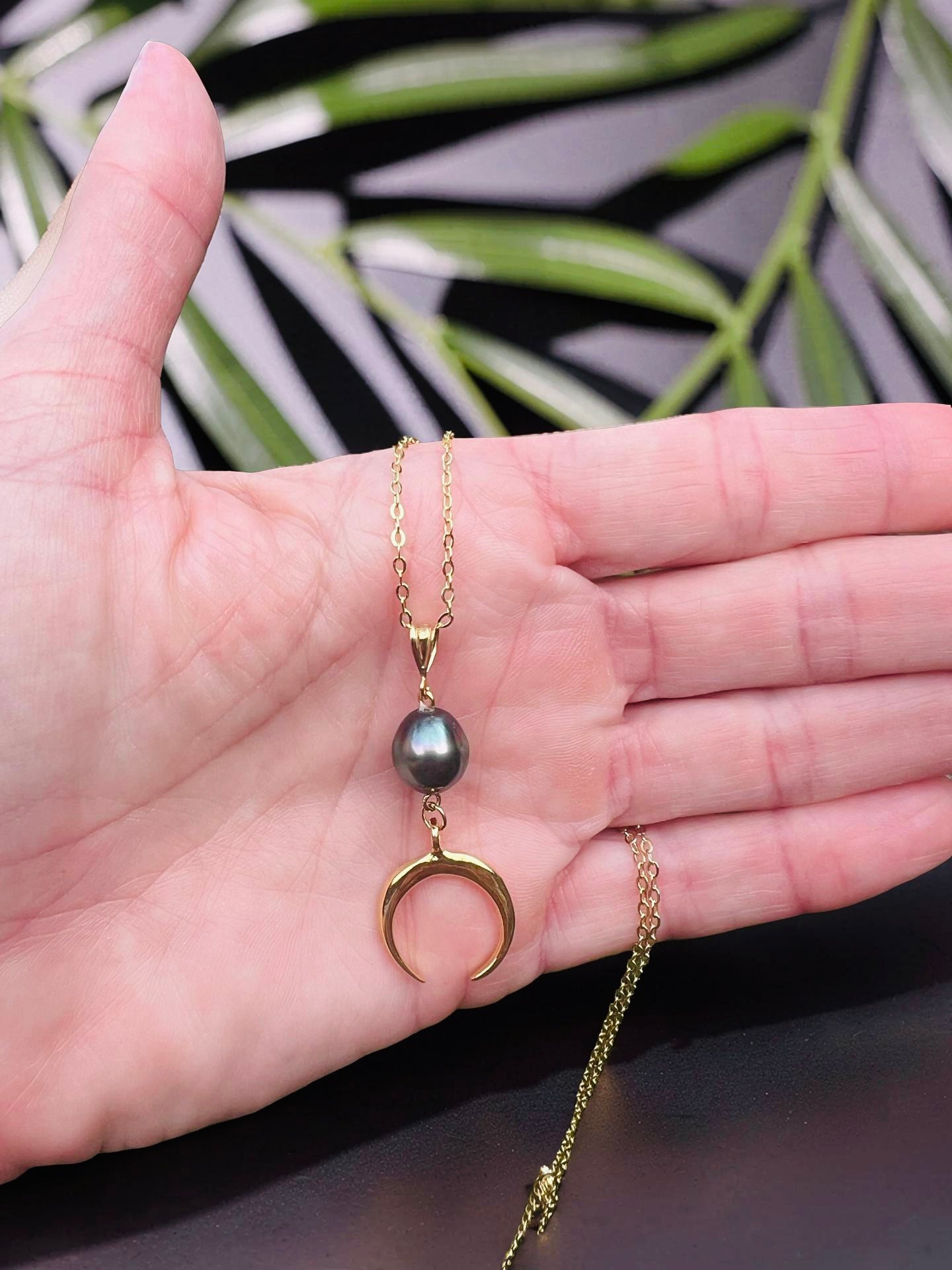 Tropical Moon Necklace