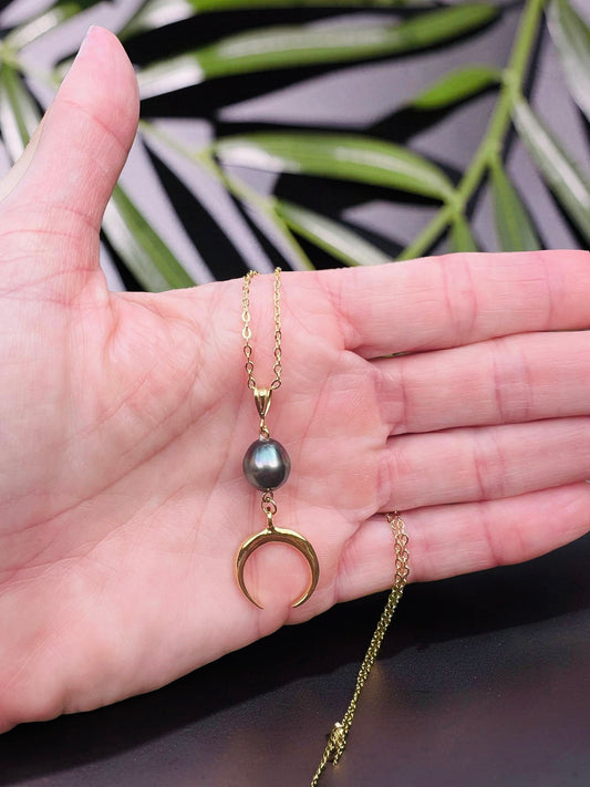 Tropical Moon Necklace