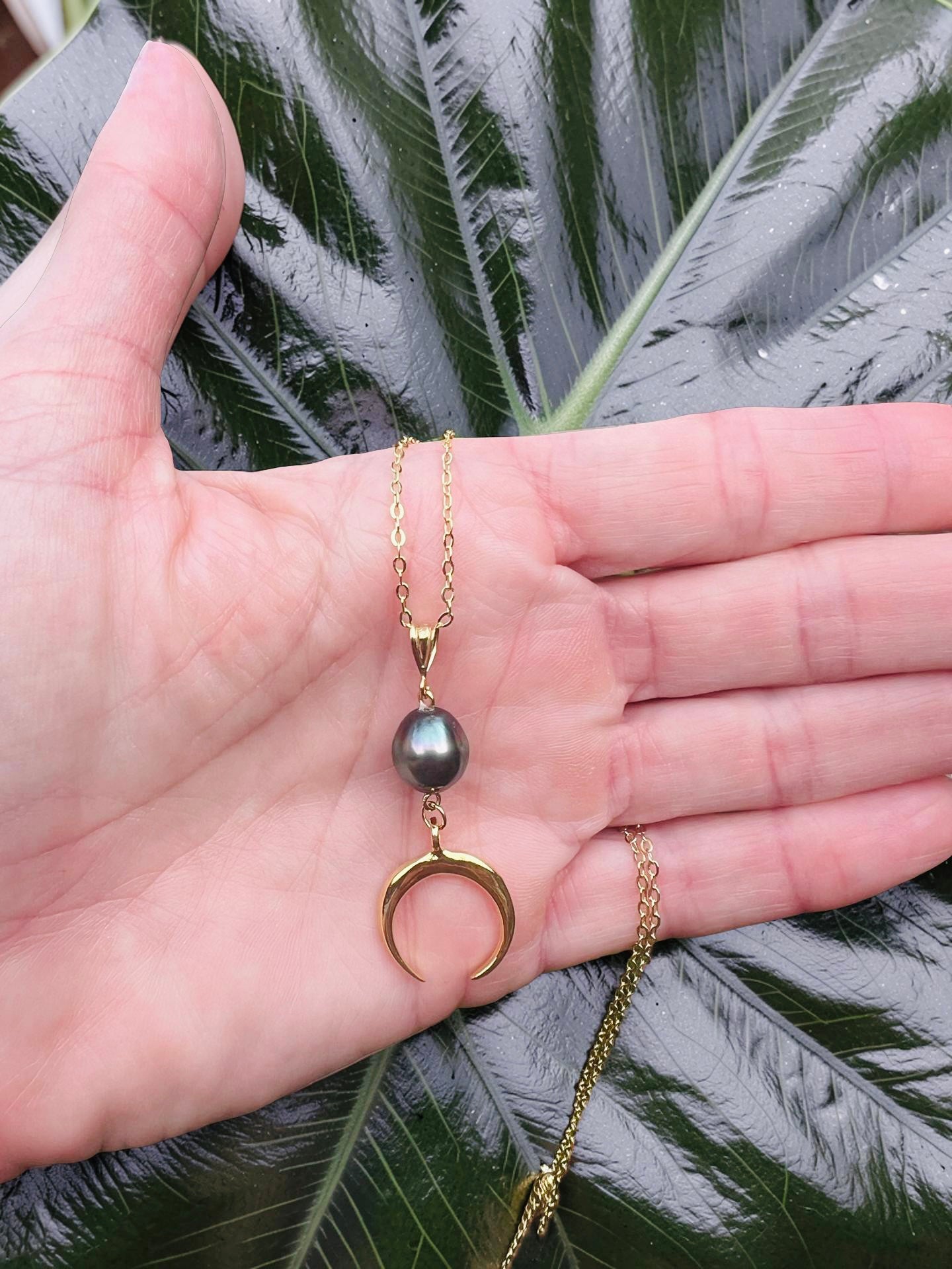 Tropical Moon Necklace