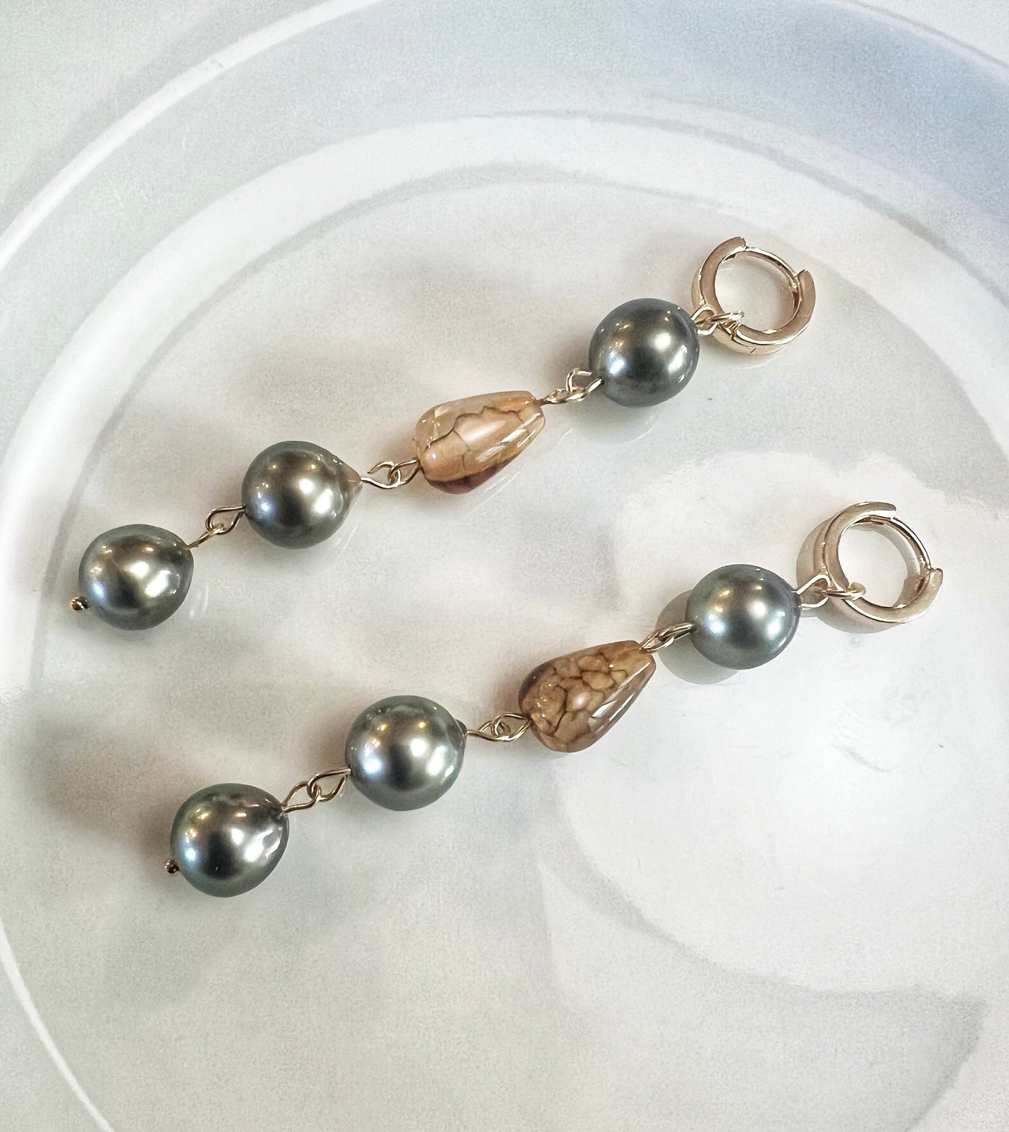 Dark Tahitian Danglers