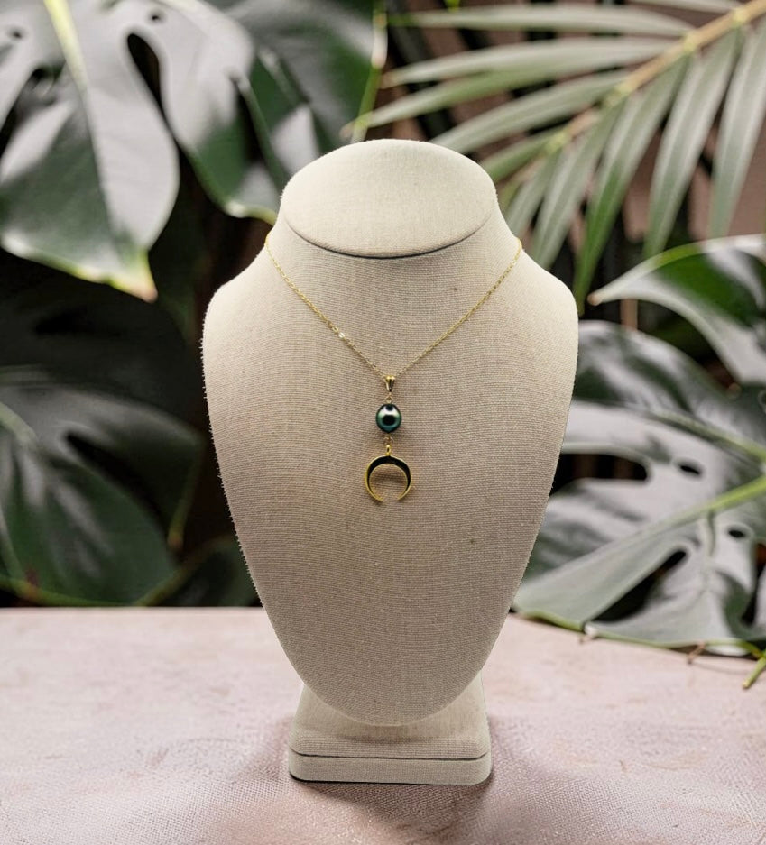 Tropical Moon Necklace
