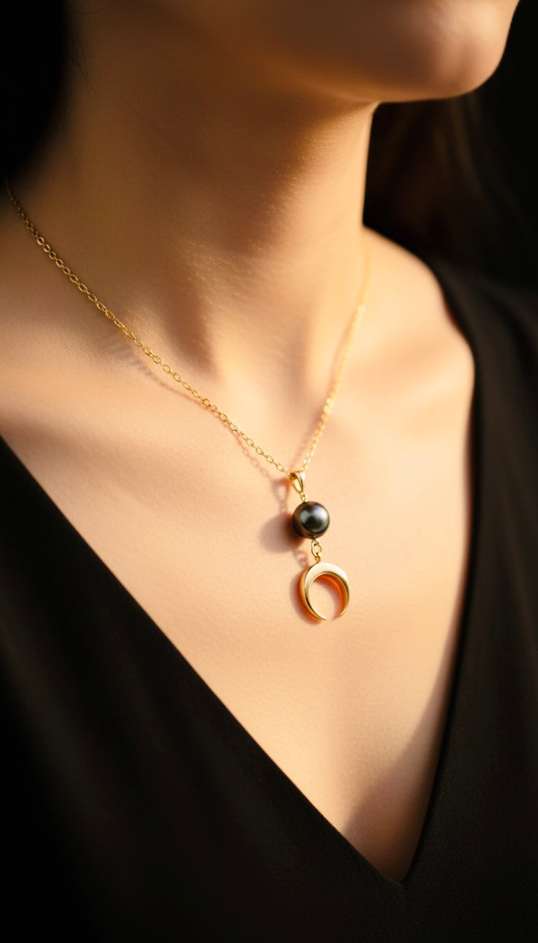 Tropical Moon Necklace