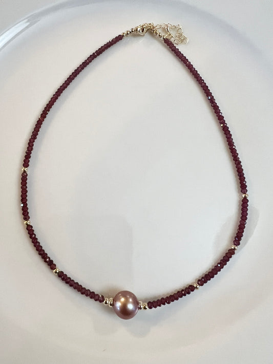 Garnet Princess Necklace