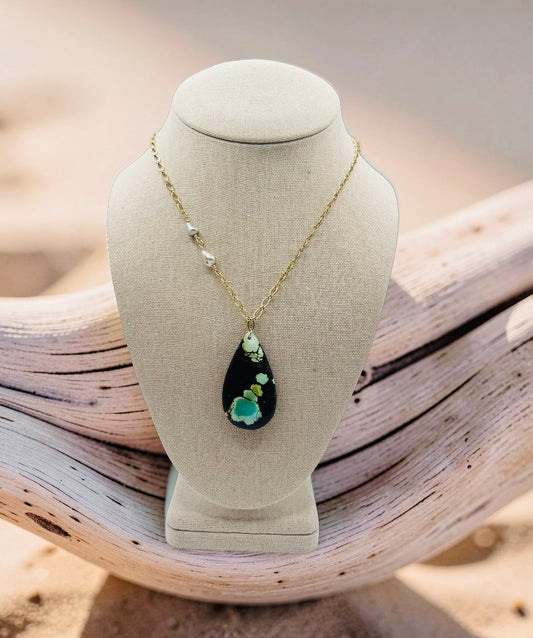 Turquoise Keshi Necklace