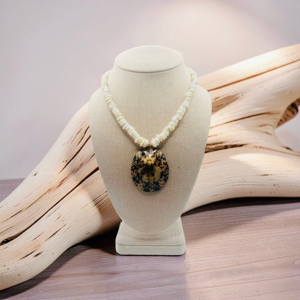 ‘Opihi Puka Shell Necklace