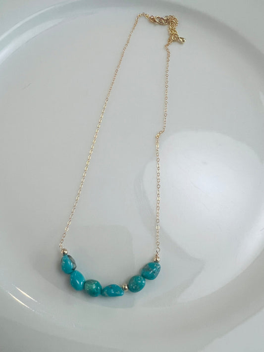 Campitos Turquoise Chain Necklace