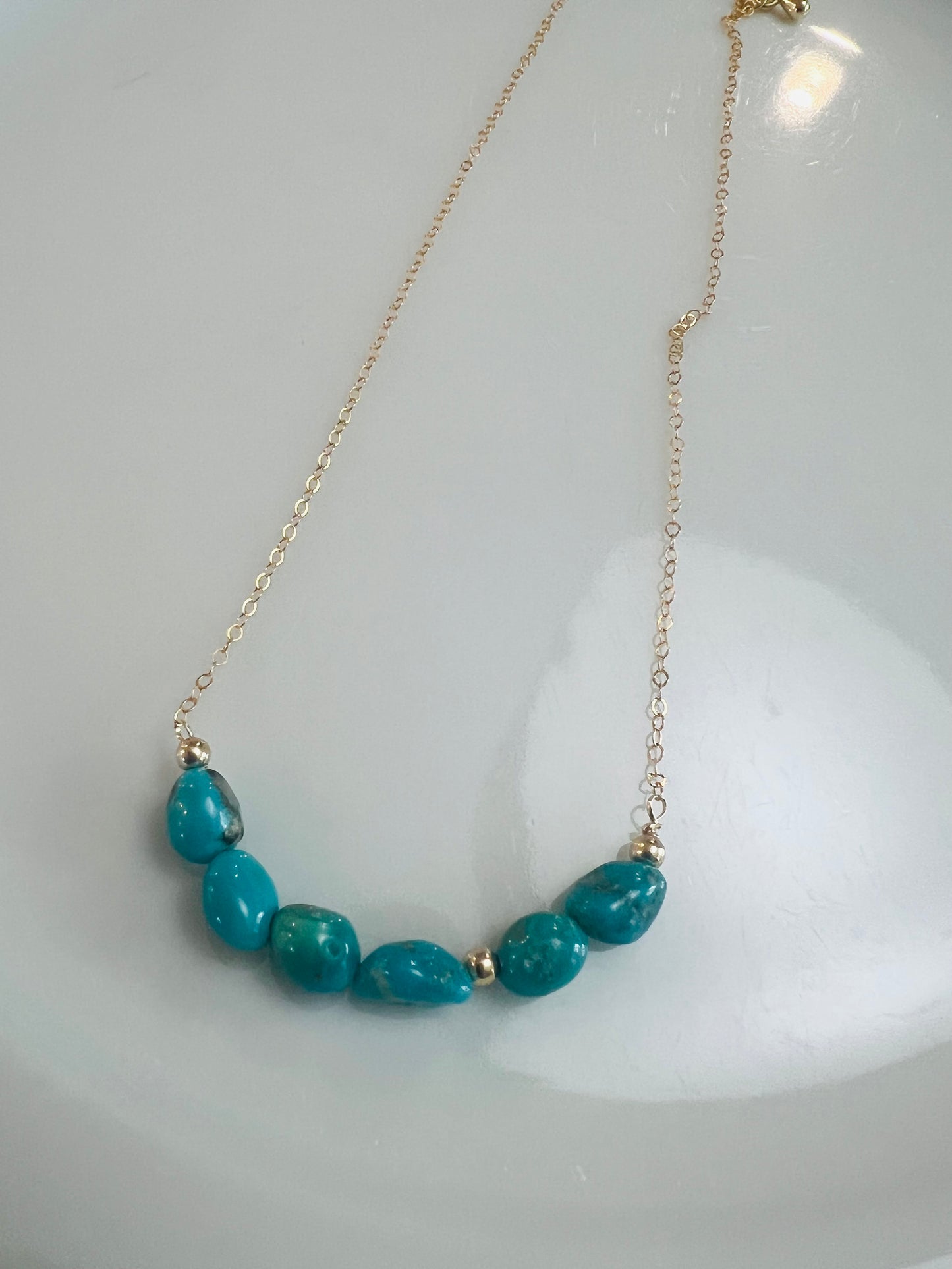 Campitos Turquoise Chain Necklace