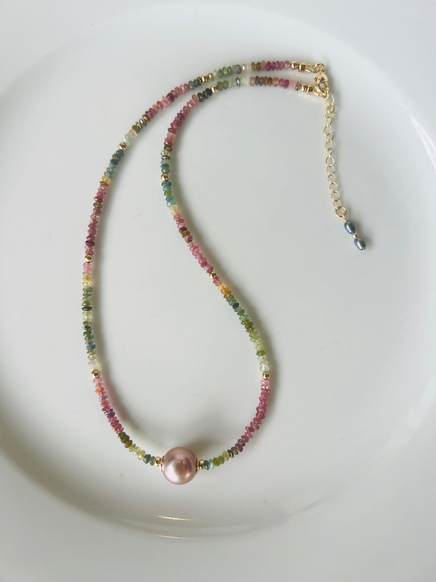 Edison & Tourmaline Necklace