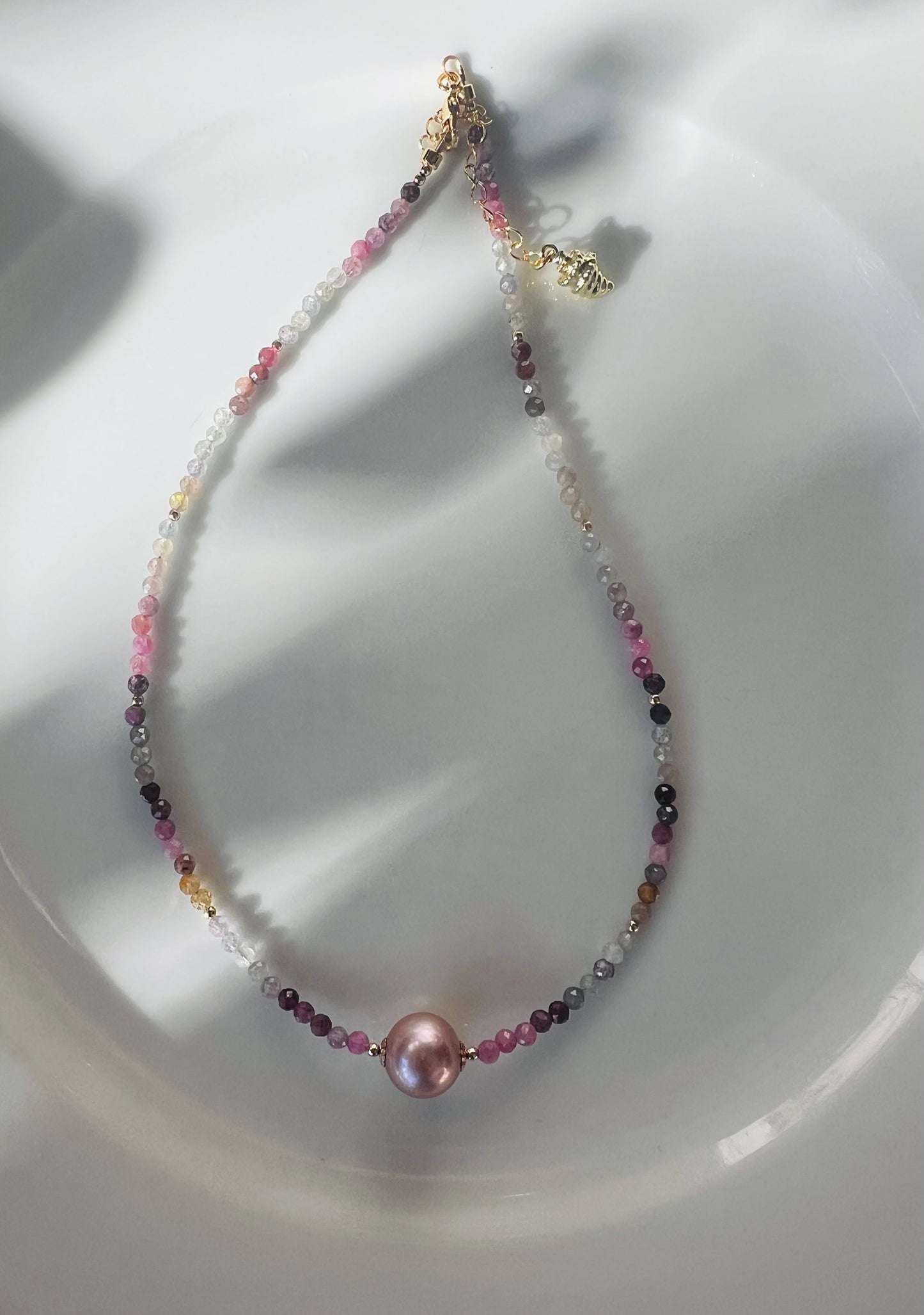 Edison & Spinel Necklace
