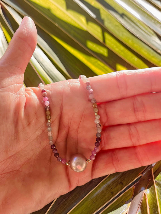 Edison & Spinel Necklace