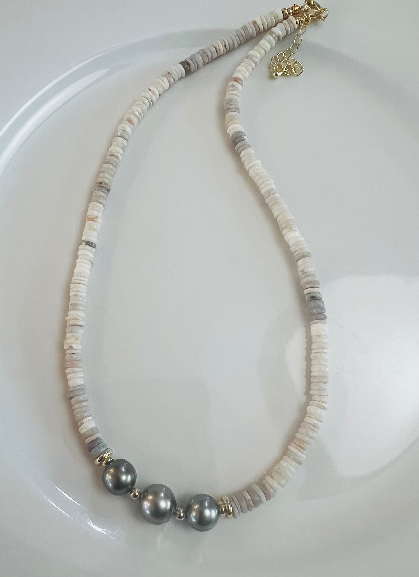 Australian Opal Tahitian Princess Necklace