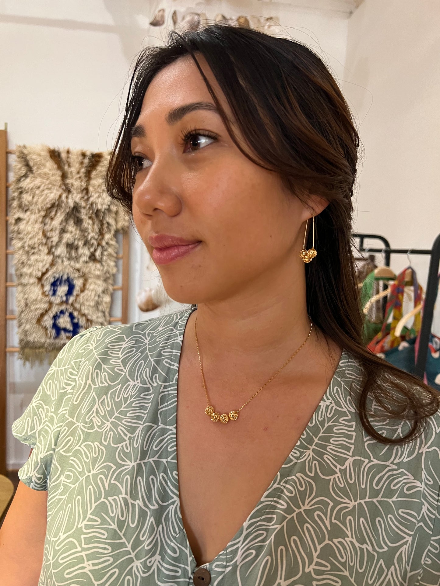Gold Filigree Necklace