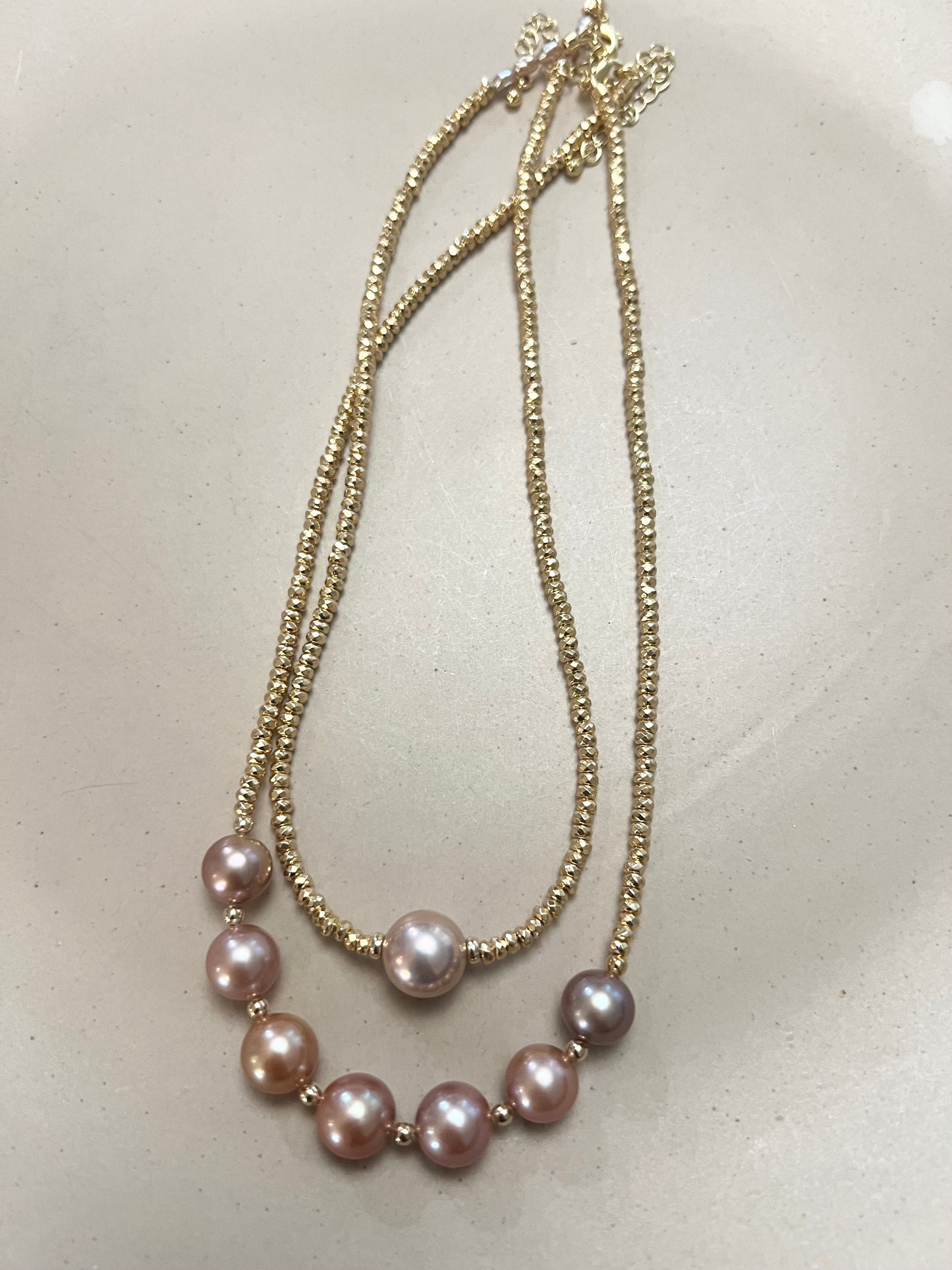 Edison Pearl Goddess Necklace