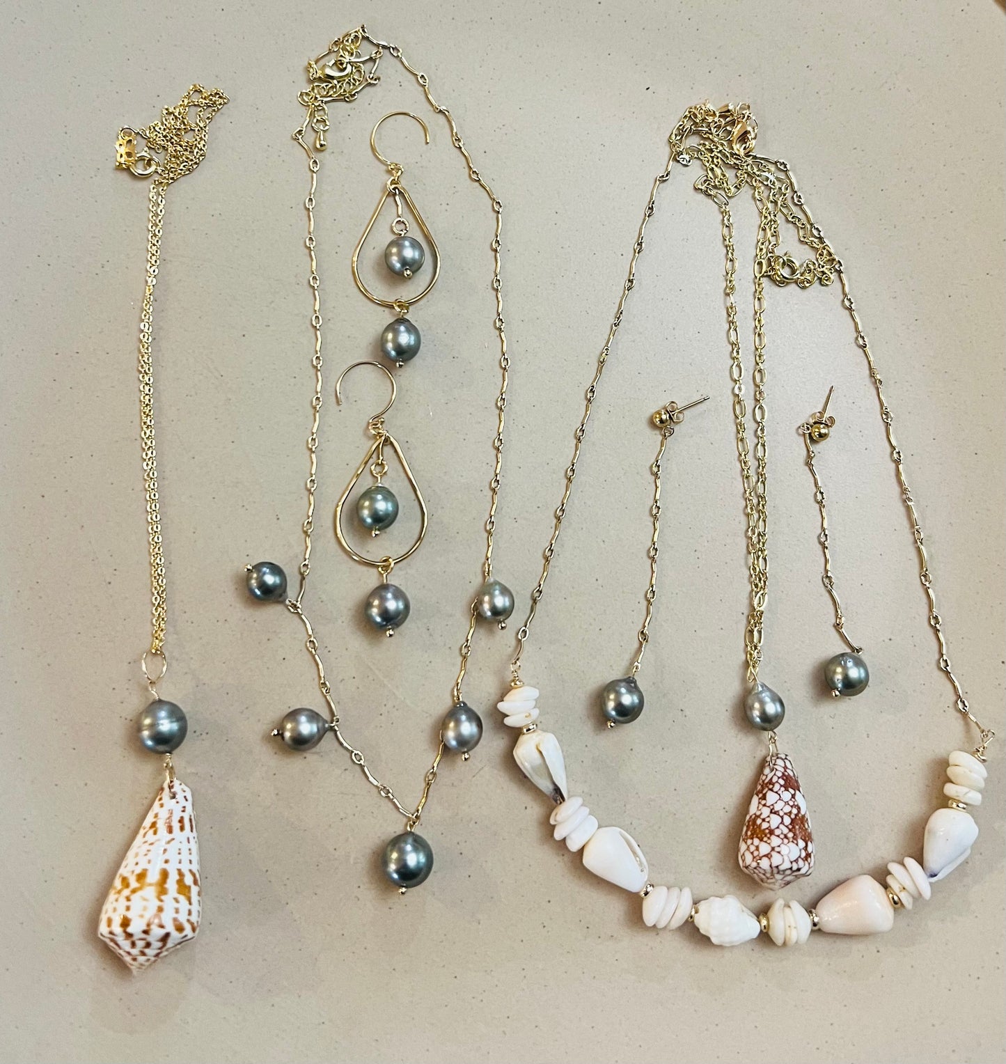 Tahitian Wave Chain Necklace