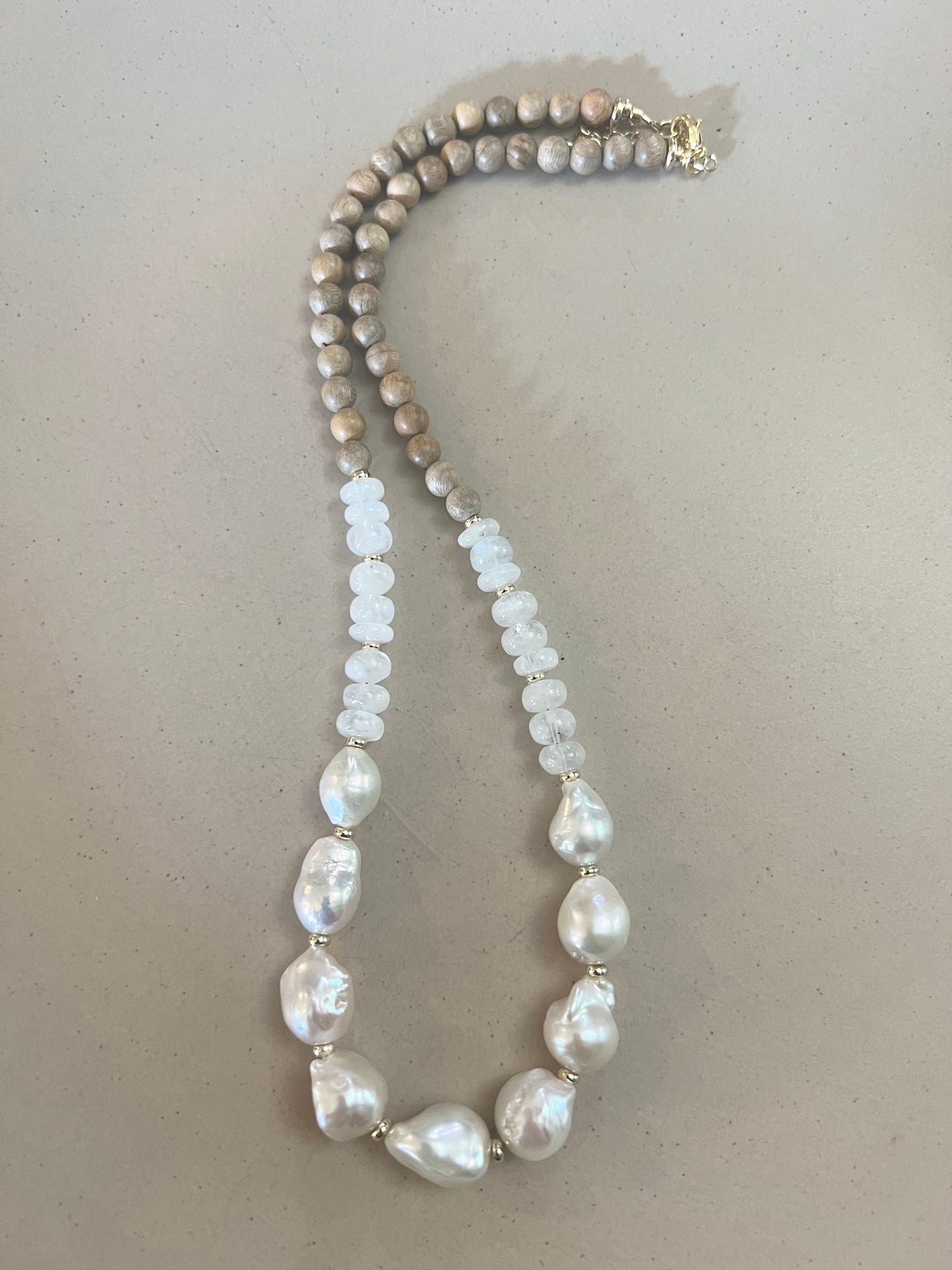 Fireball Moonstone Necklace