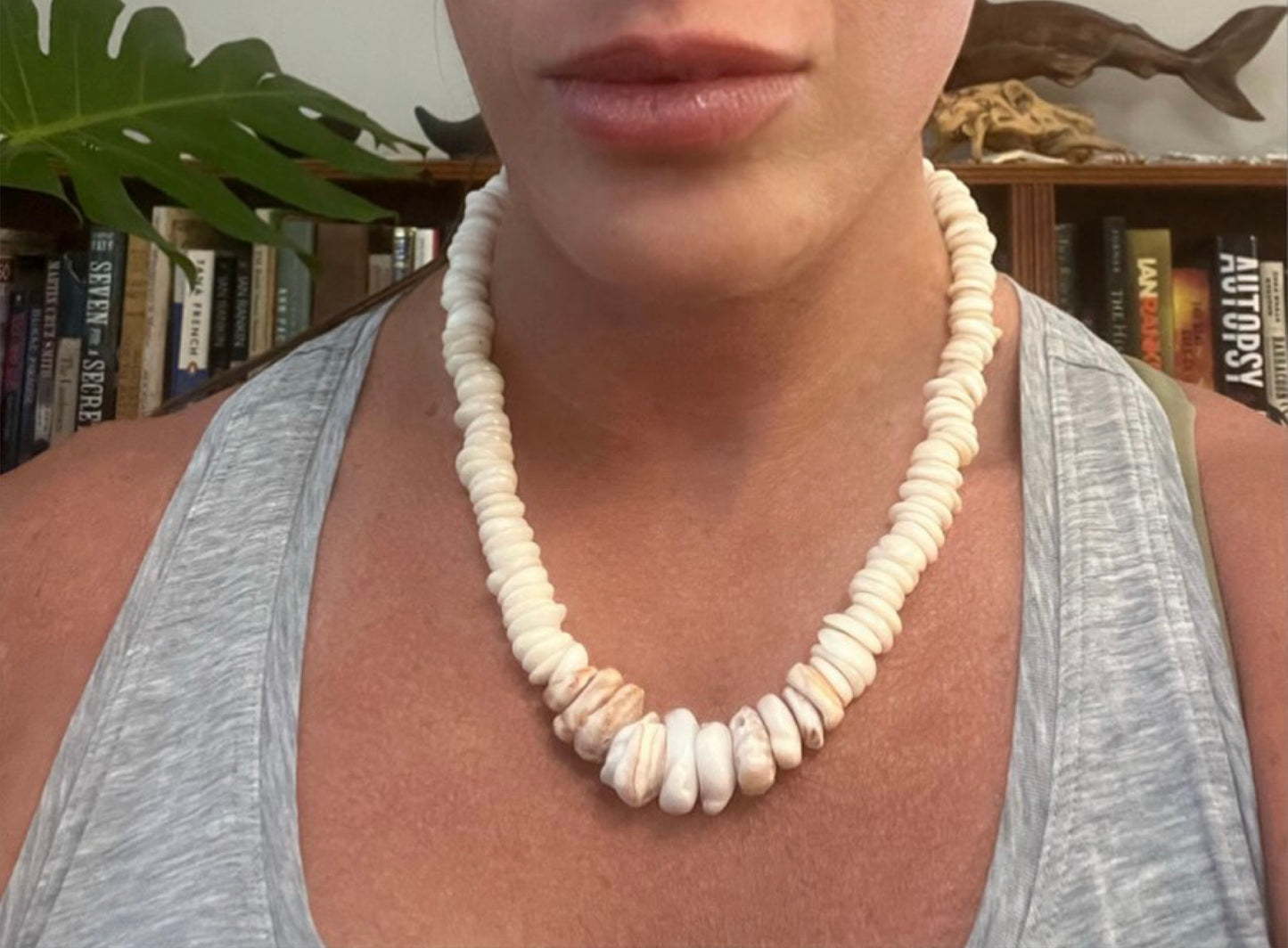 Centerpiece Puka Shell Necklace