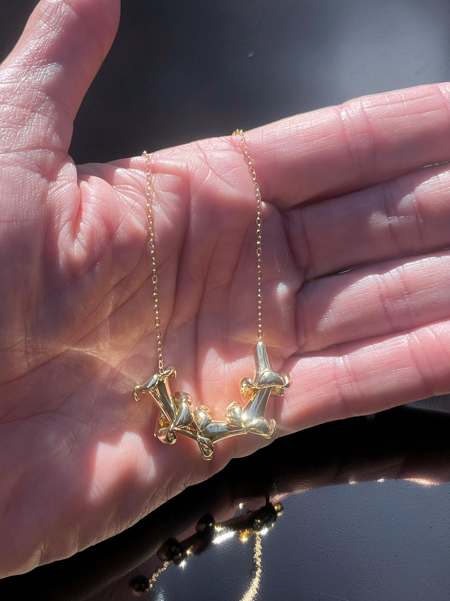 Floating Puakenikeni Necklace