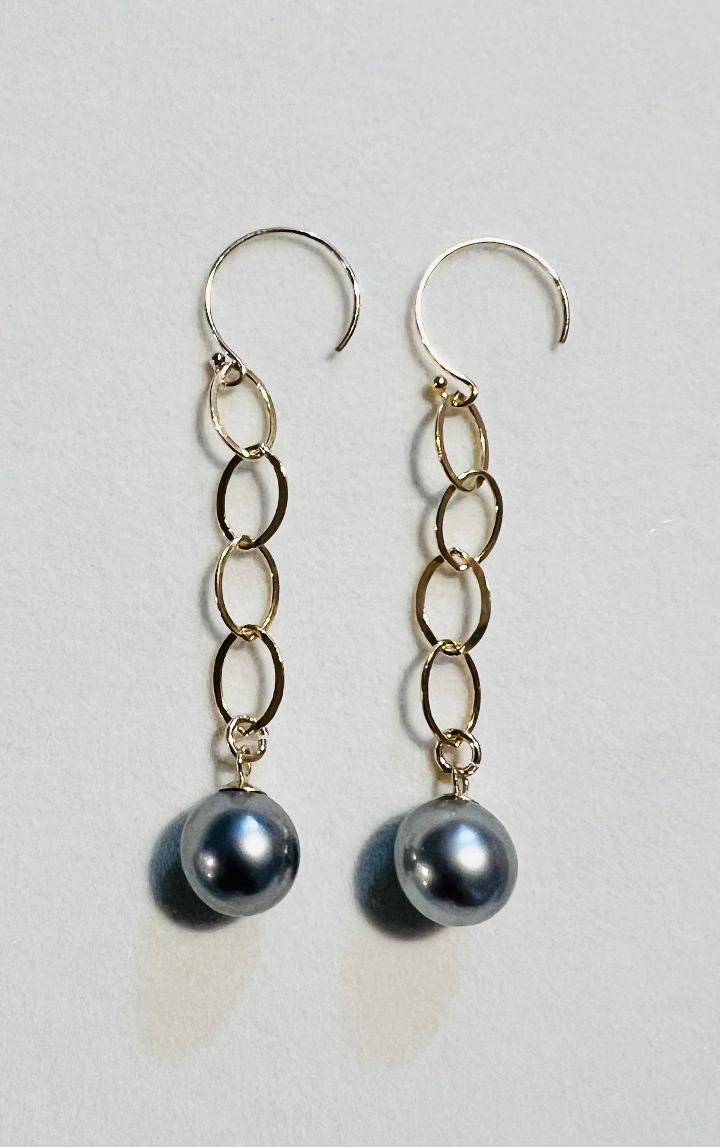 Tahitian Pearl Link Danglers