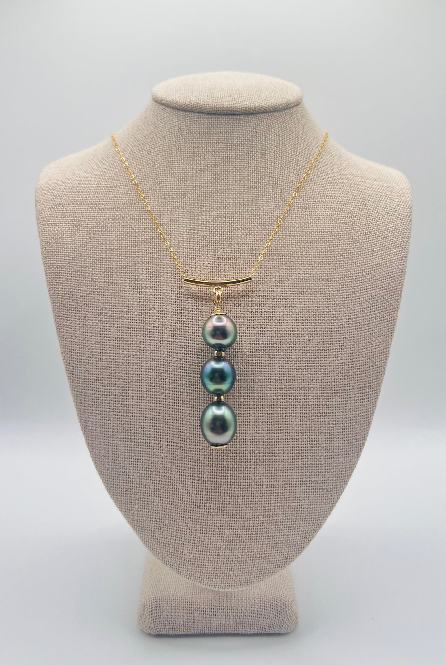 Tri Color Tahitian Pendant