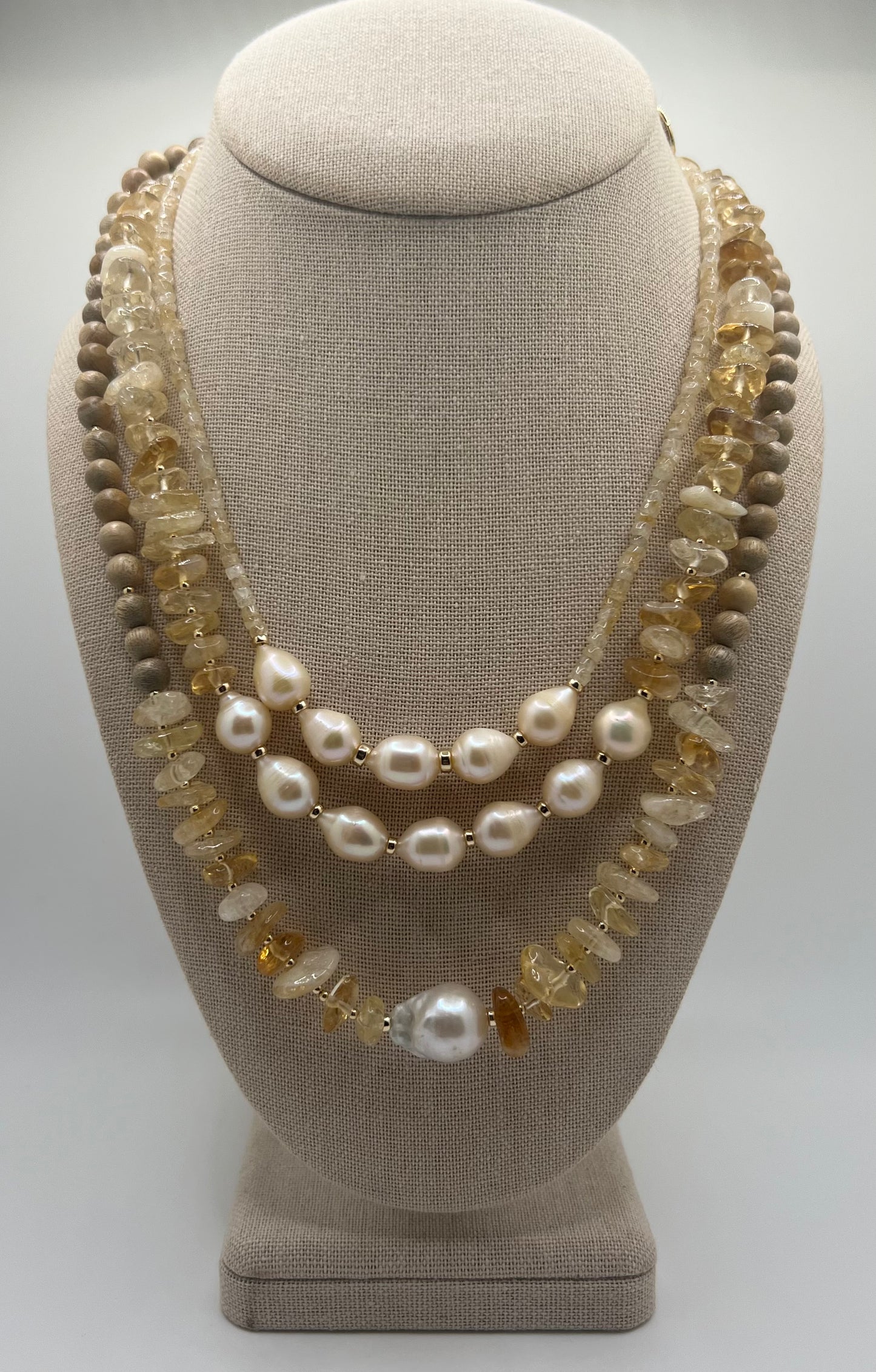 Freshwater Citrine Necklace