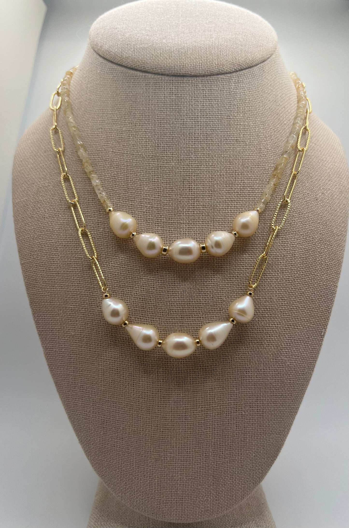 Freshwater Citrine Necklace