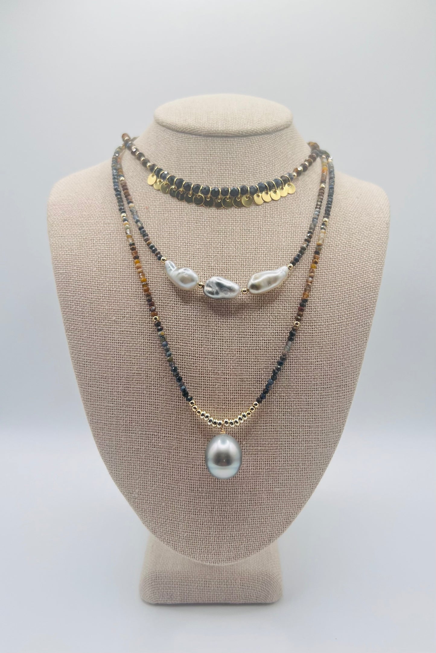 Tahitian Pietersite Pendant Necklace