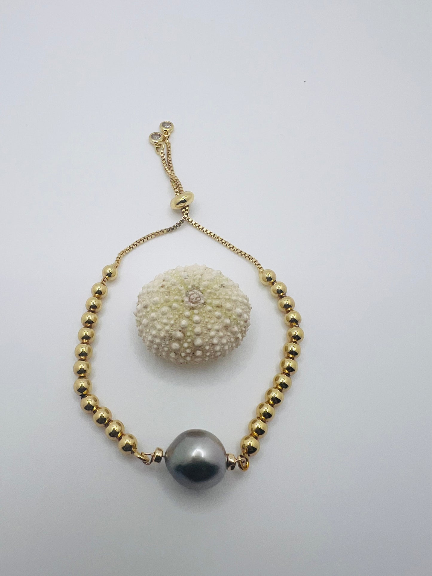 Tahitian Beaded Chain Bracelet