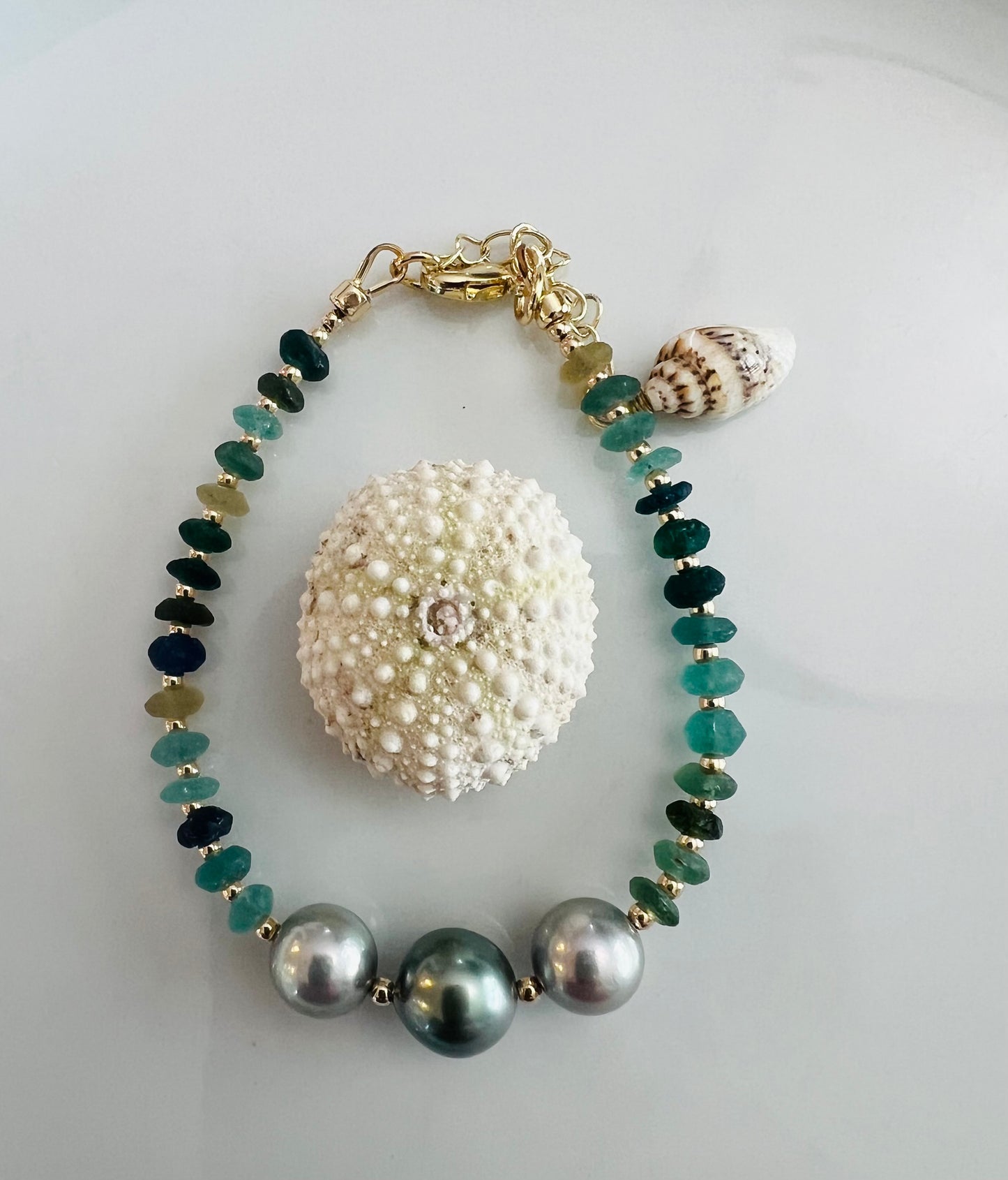 Sea Glass Tahitian Bracelet